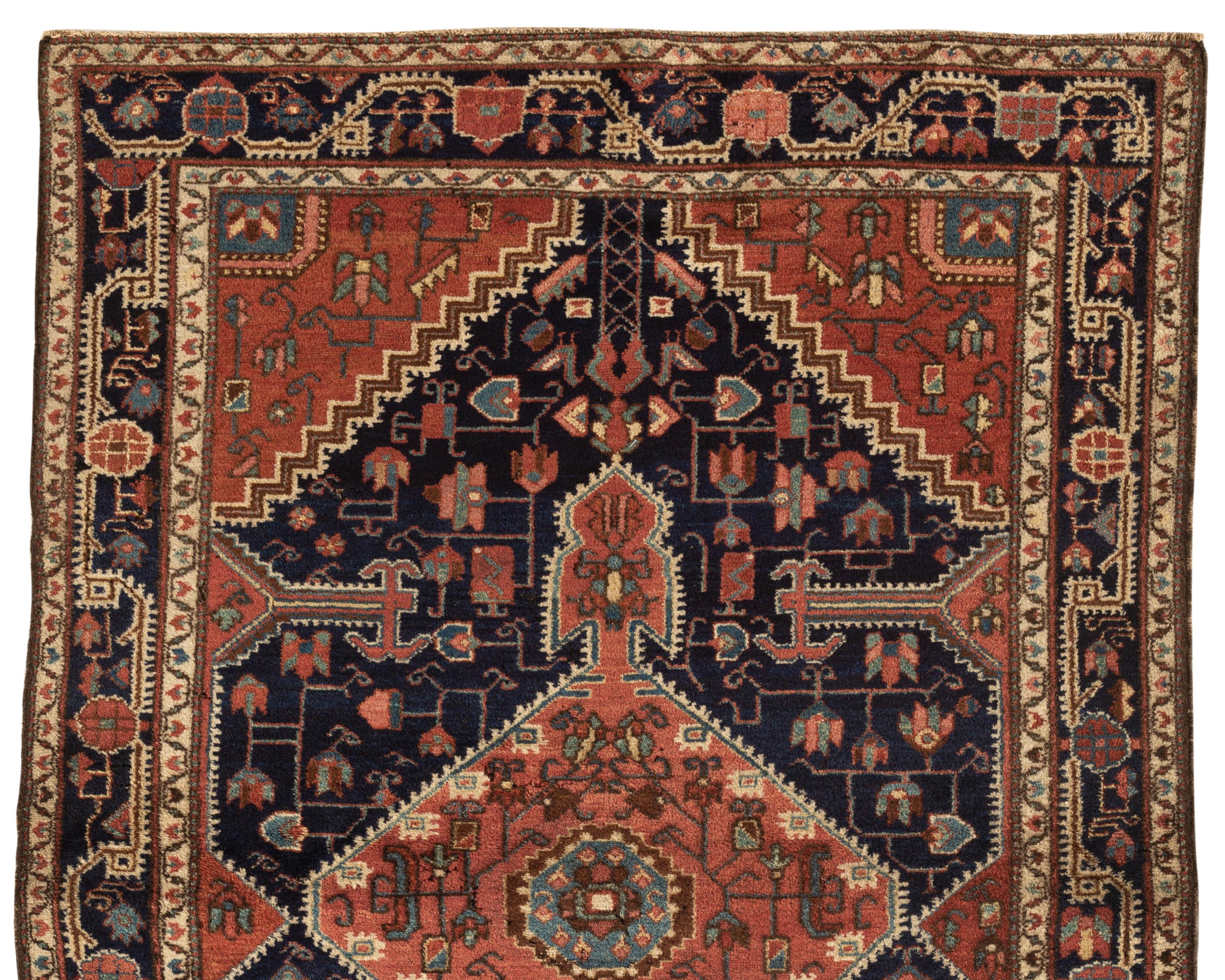 Antiker Josan Sarouk-Teppich, um 1900 im Zustand „Gut“ im Angebot in Secaucus, NJ