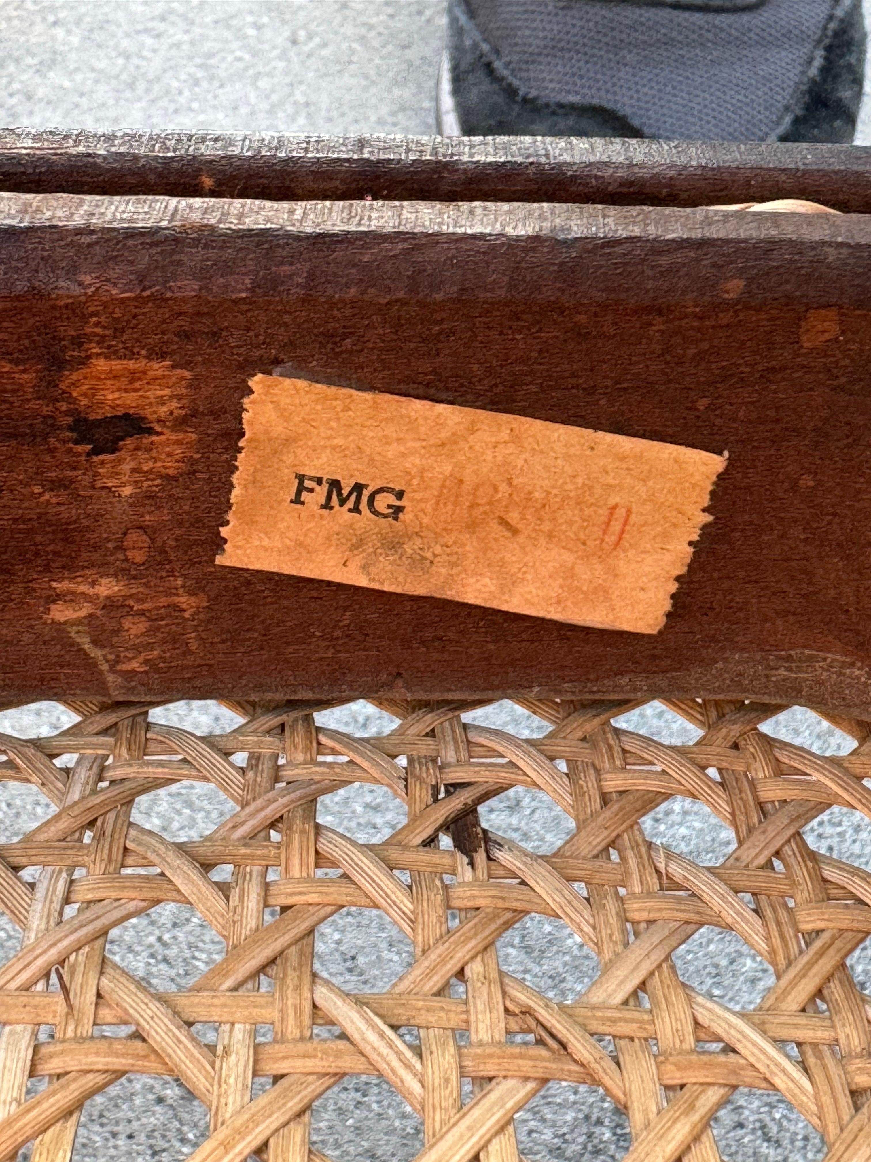 Antique Josef Hoffmann Bentwood and Cane Prague Chair, FMG Made In Poland For Sale 6
