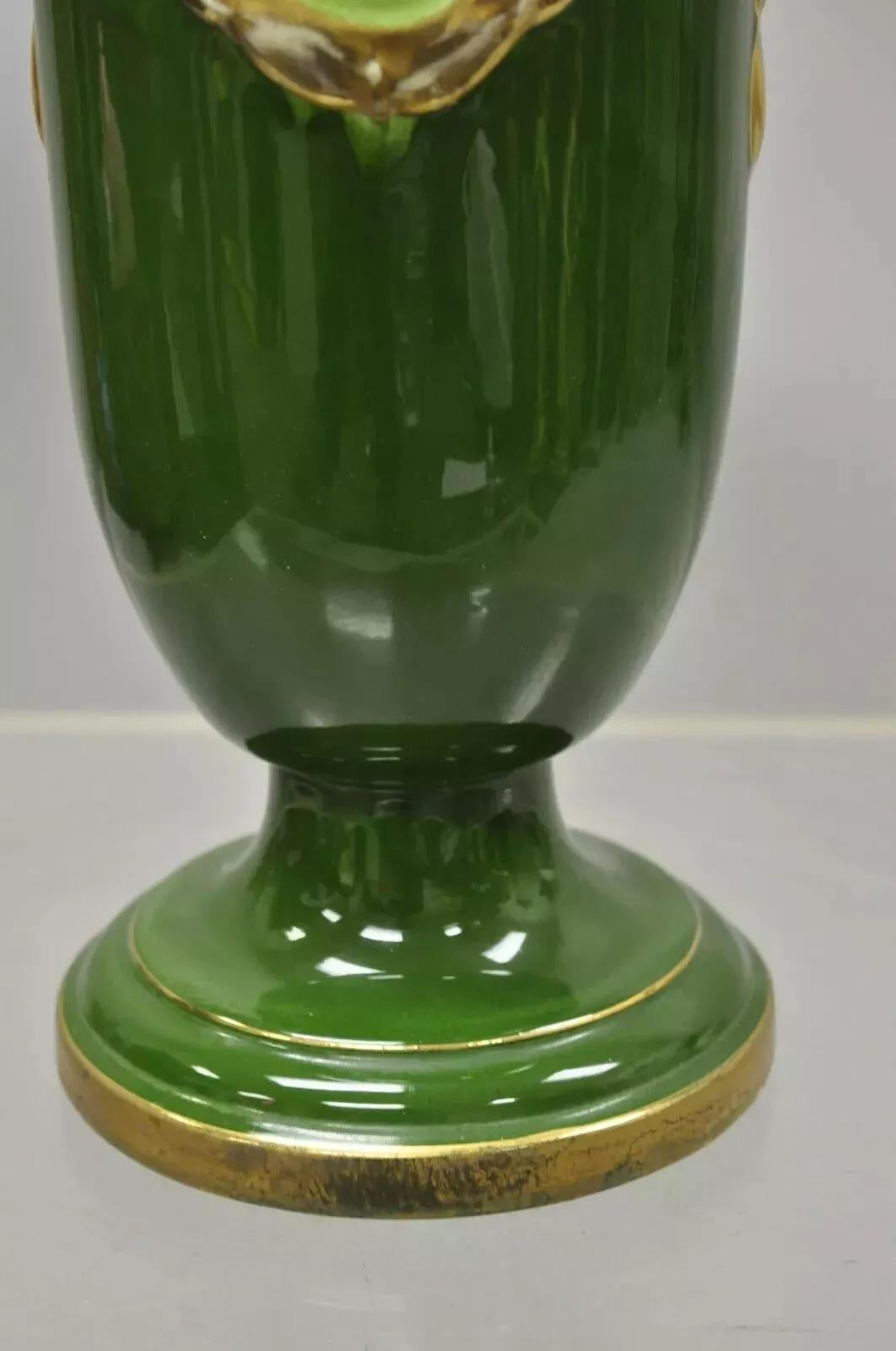 XX secolo Antico vaso in porcellana francese Greene & Greene, Austria, Josef Strnact JS, alto 20