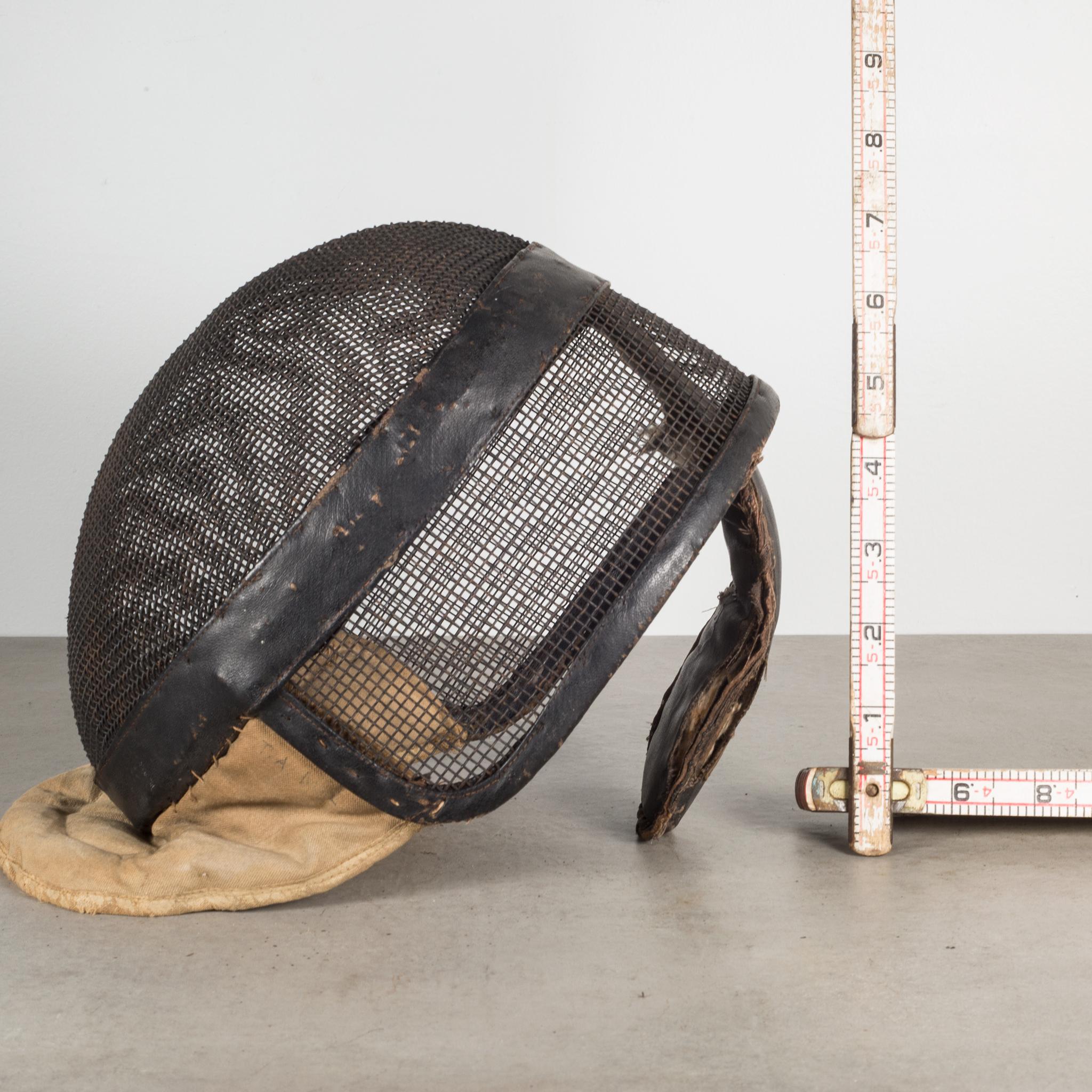 Saint Pierre and Miquelon Antique Joseph Vince Fencing Mask C.1940