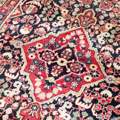 Antique Jozan Sarouk Wool Rug C1930