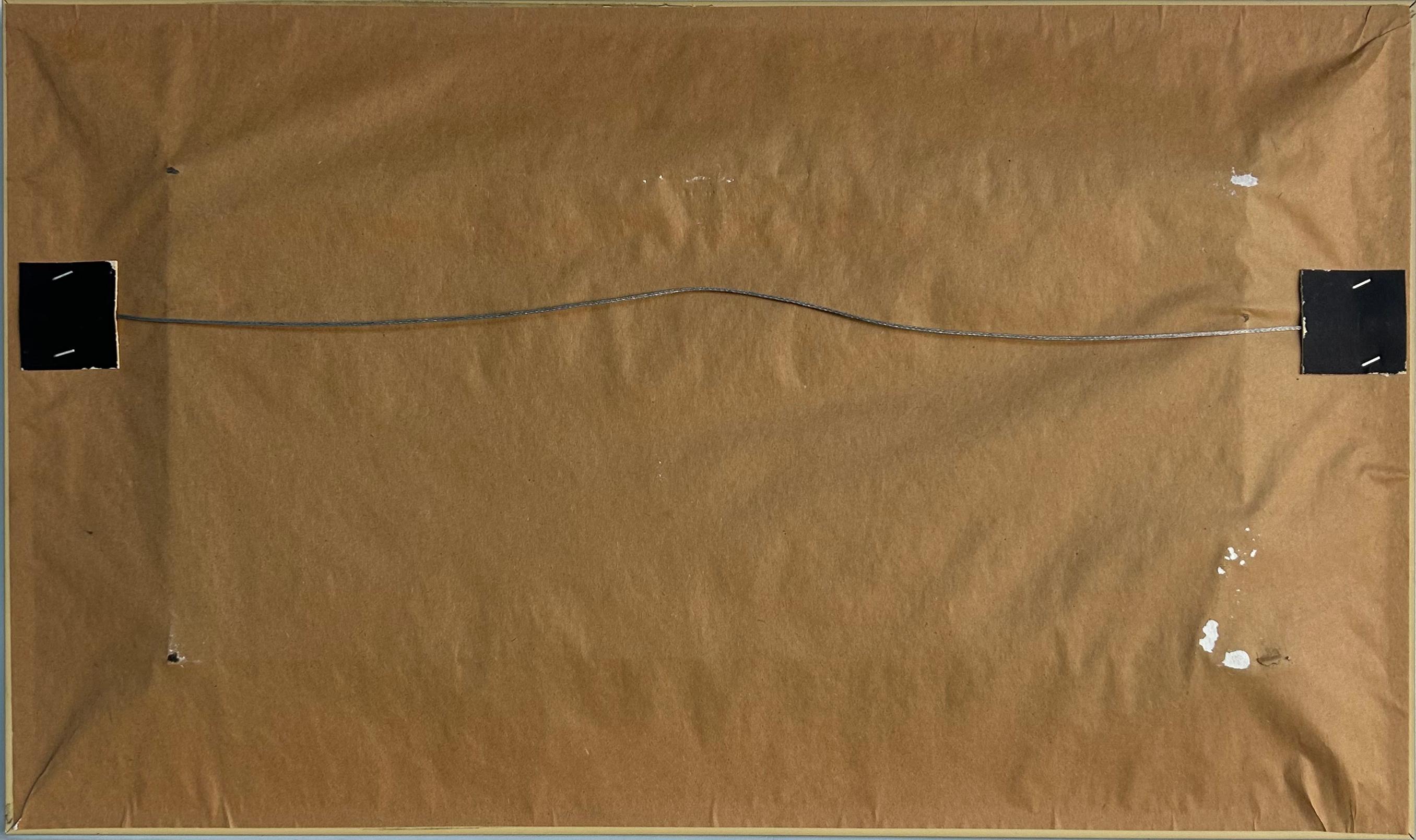 Ancienne nature morte florale de Juan Gil Garcia, peinture à l'huile sur toile, cadre argenté en vente 3