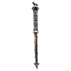 Antique Judaica Sterling Silver Torah Pointer/Yad 1786