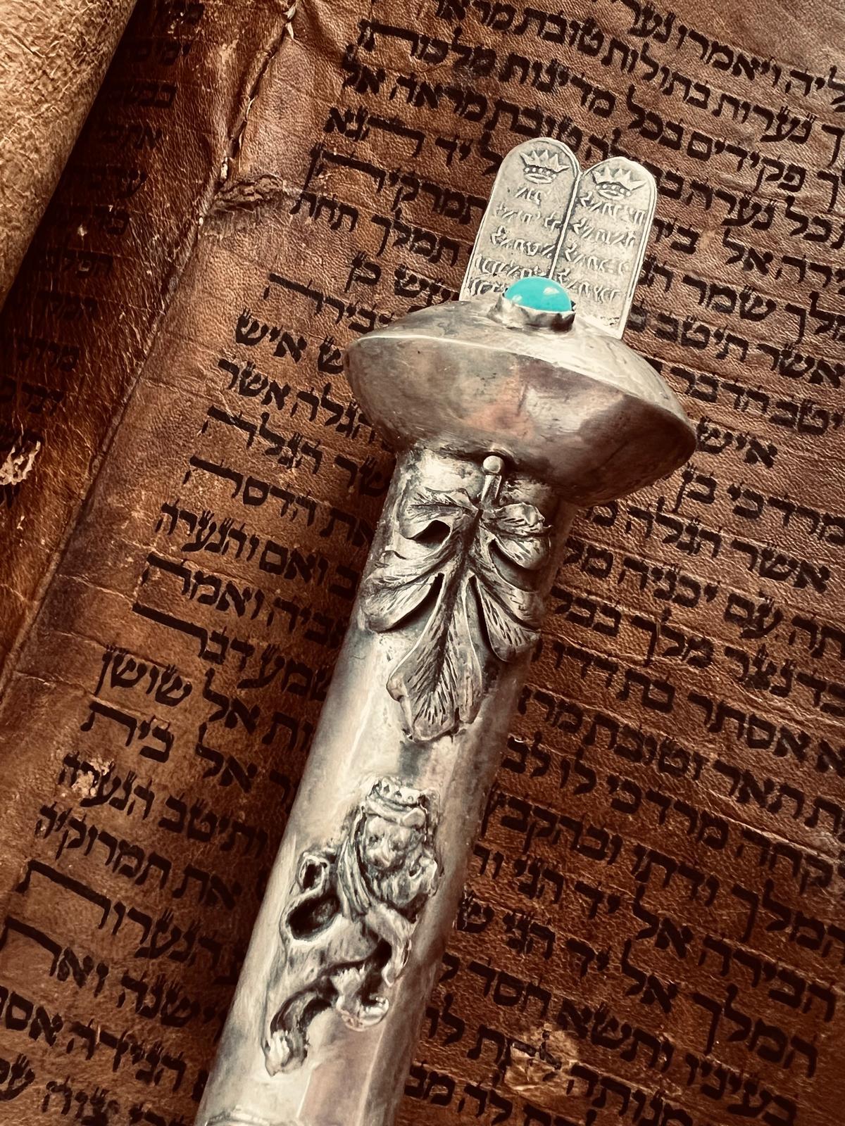 18th Century and Earlier Antique Judaica Torah Esther Scroll Pre-Expulsion Iberian Peninsula Spain 1470 For Sale