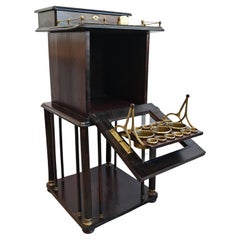 Antiker Jugendstil Zigarren Humidor Schrank, Österreich 1910er Jahre