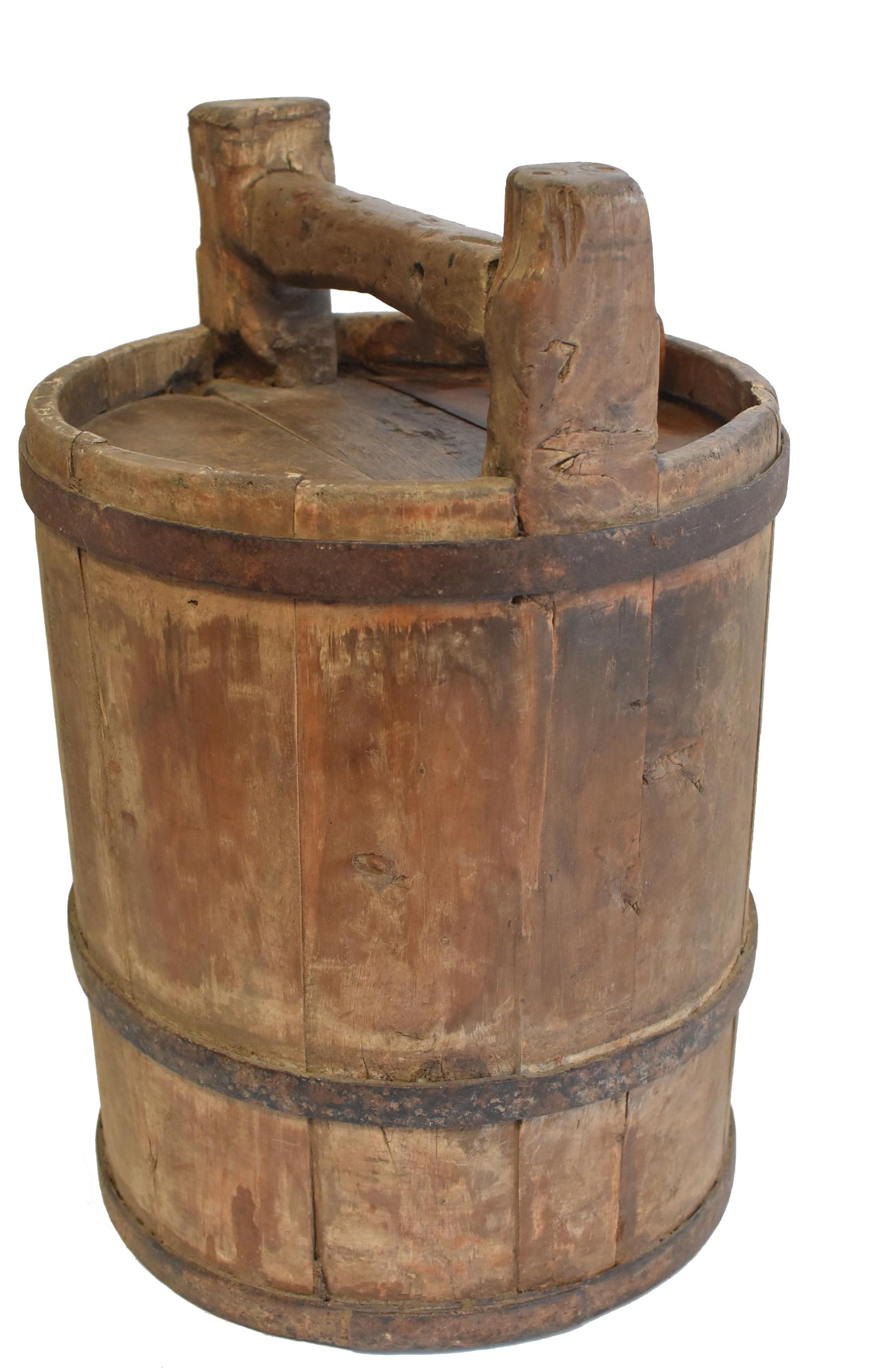 Antique Jujube Wine Barrel For Sale 7