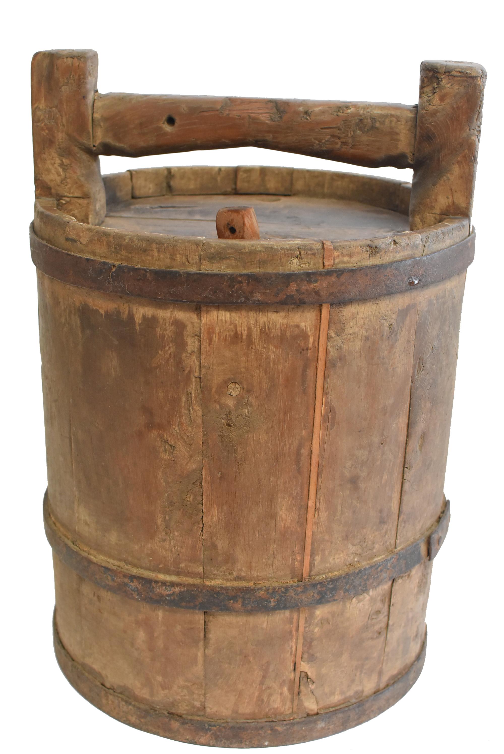 Antique Jujube Wine Barrel For Sale 9