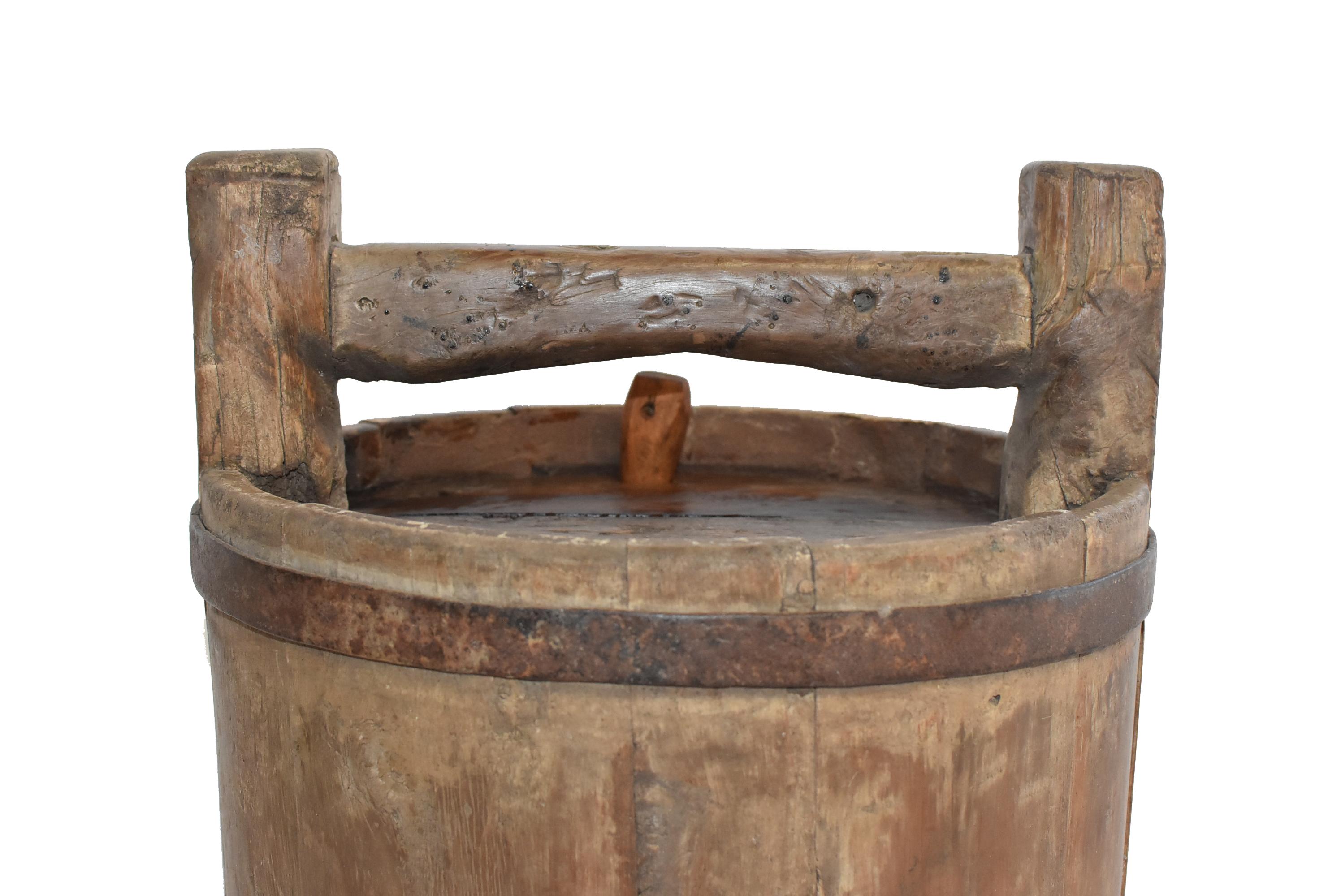 Chinese Antique Jujube Wine Barrel For Sale