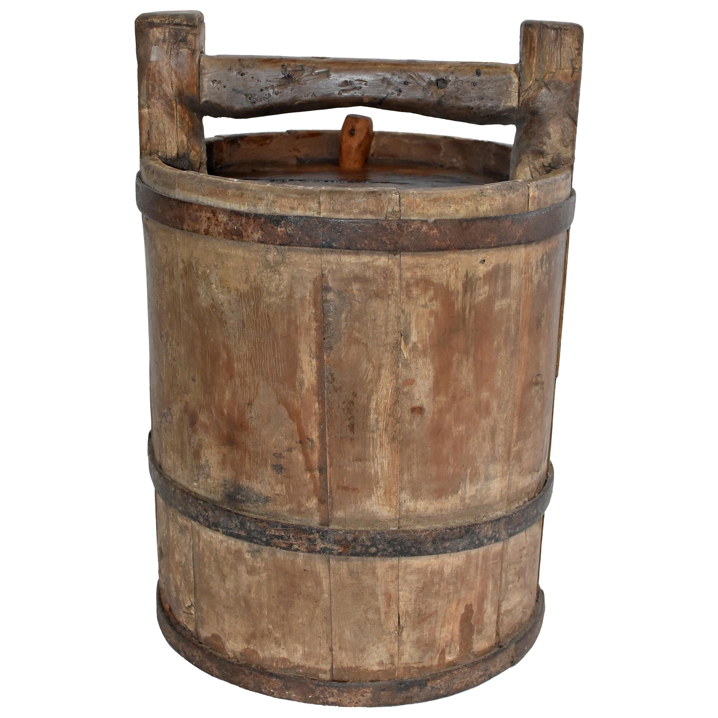 Antique Jujube Wine Barrel