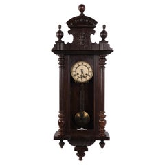 Antique Junghans Oak Wall Clock from the 1920s