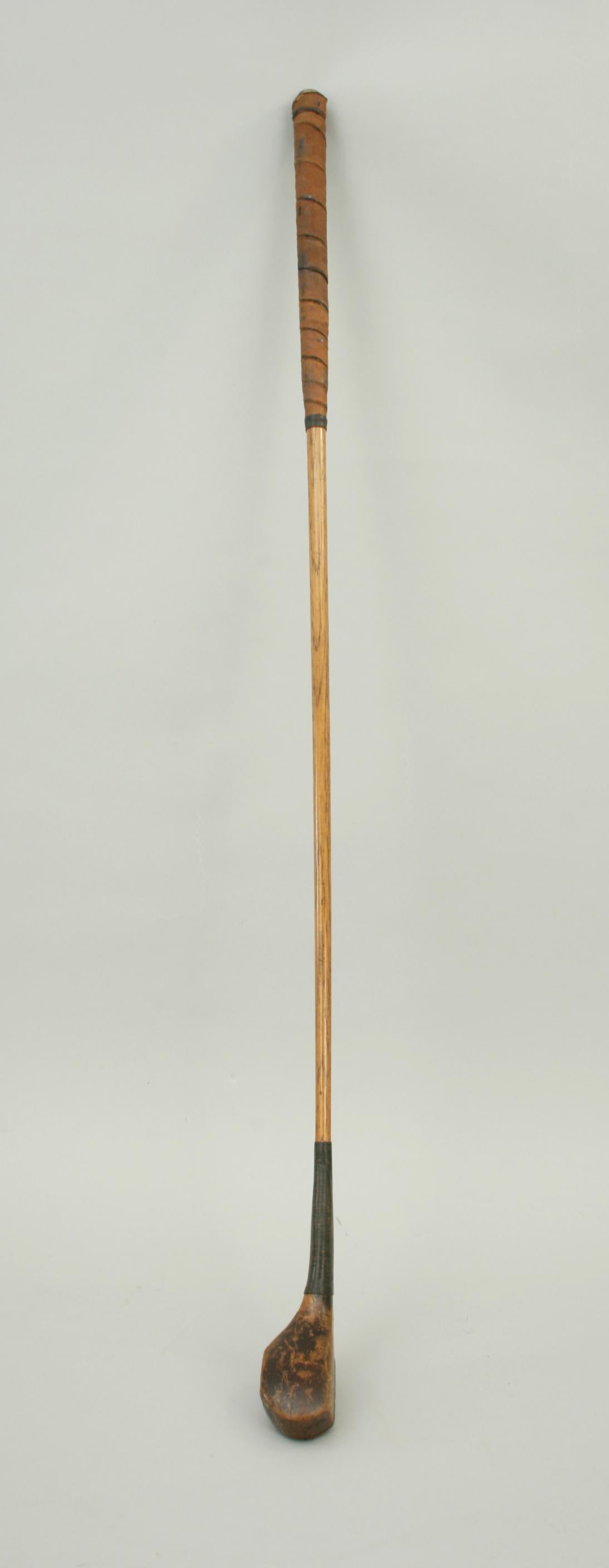 English Antique Juniors Scared Head Golf Club