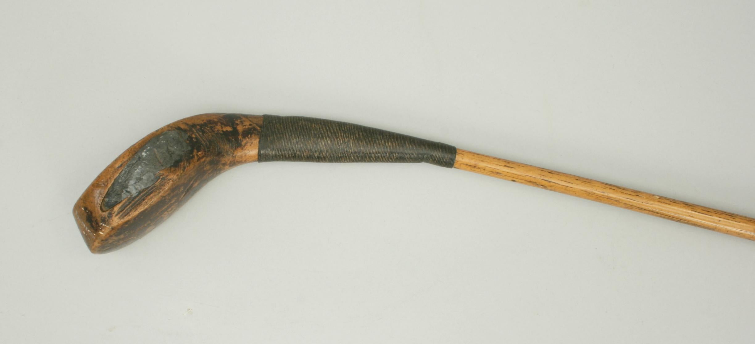 Antique Juniors Scared Head Golf Club In Good Condition In Oxfordshire, GB