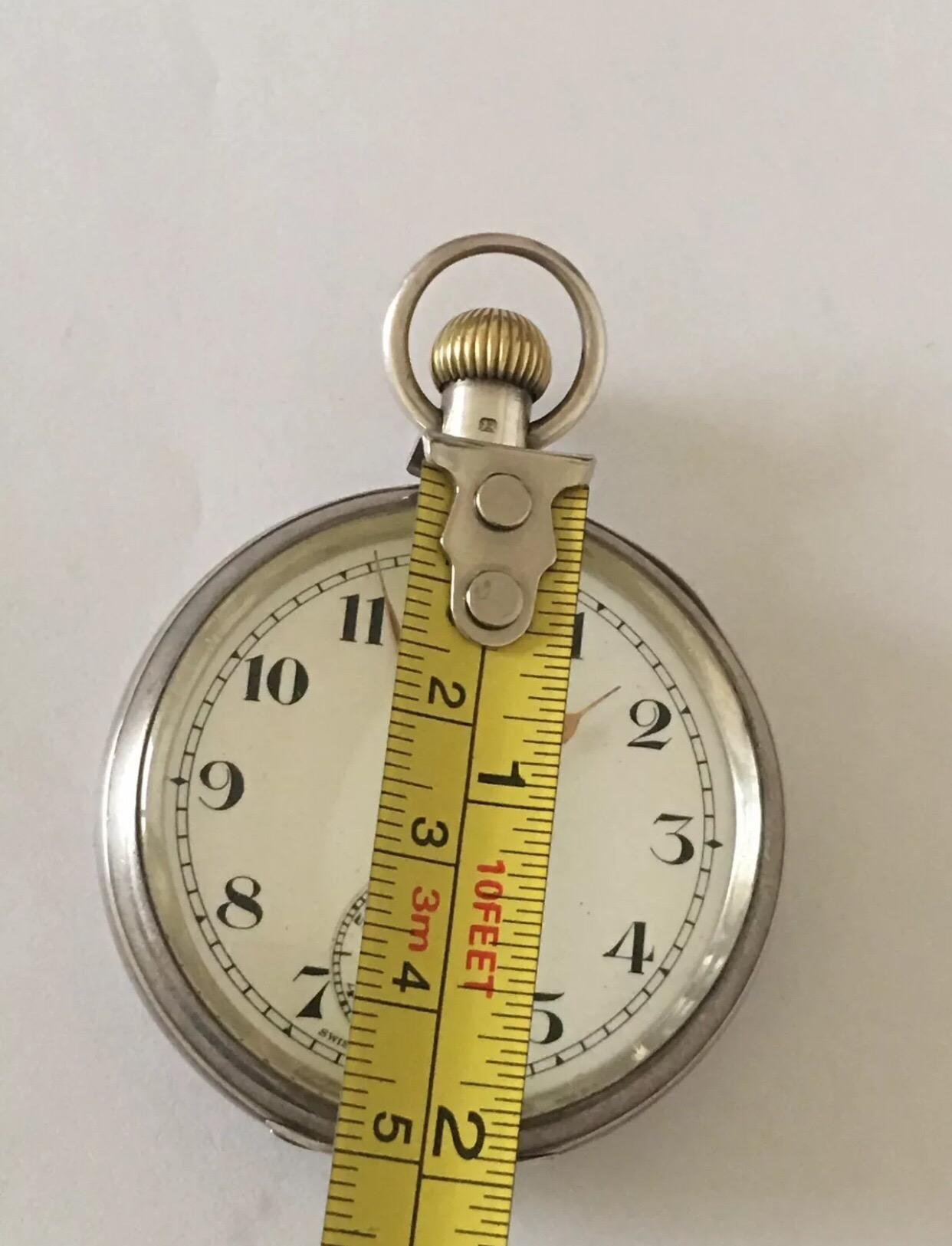 Antique J.W. Benson London Silver Pocket Watch For Sale 2