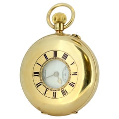 Antique montre de poche JW Benson en or jaune 9 carats:: Londres:: 1931