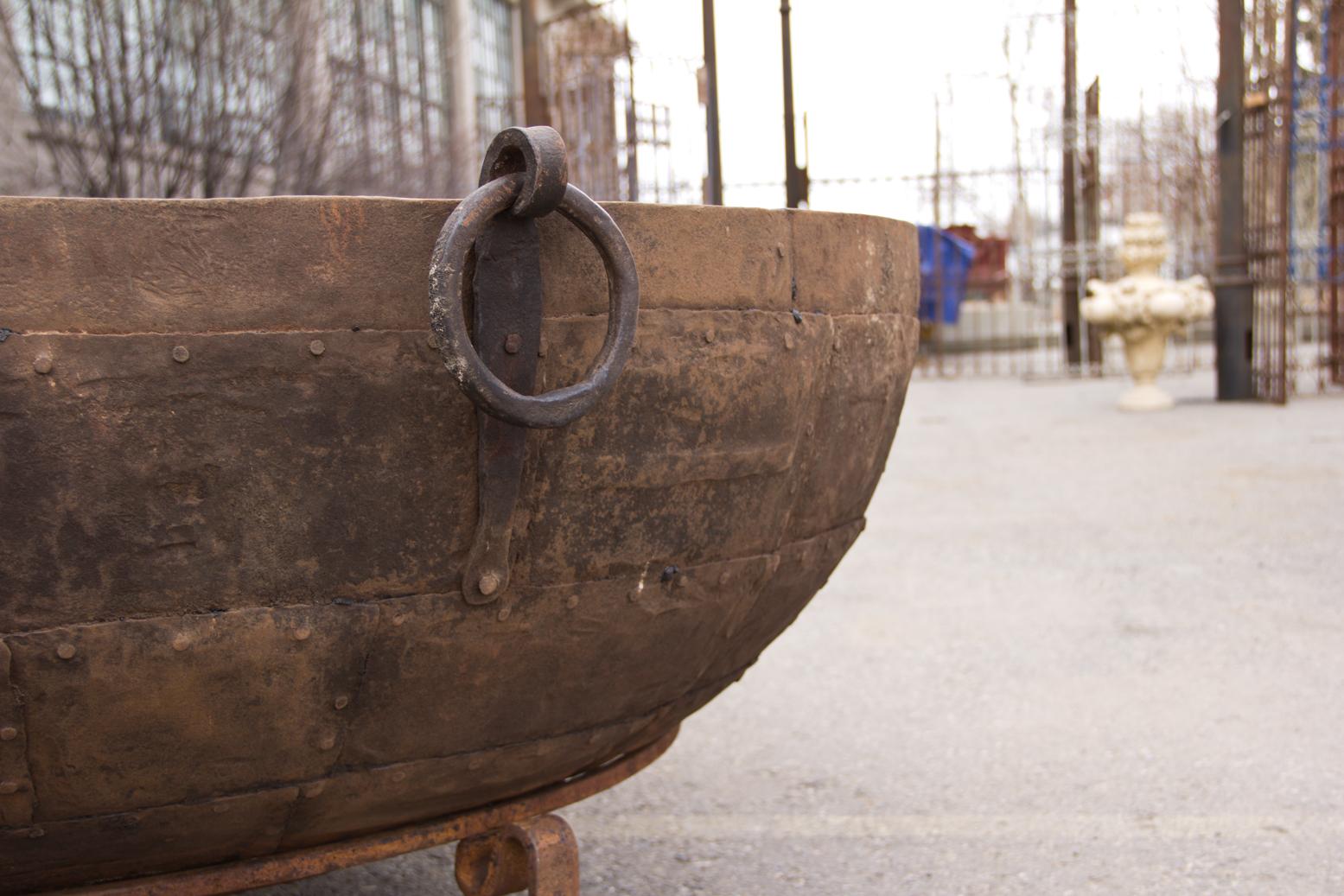 Indian Antique Kadai Fire Bowl