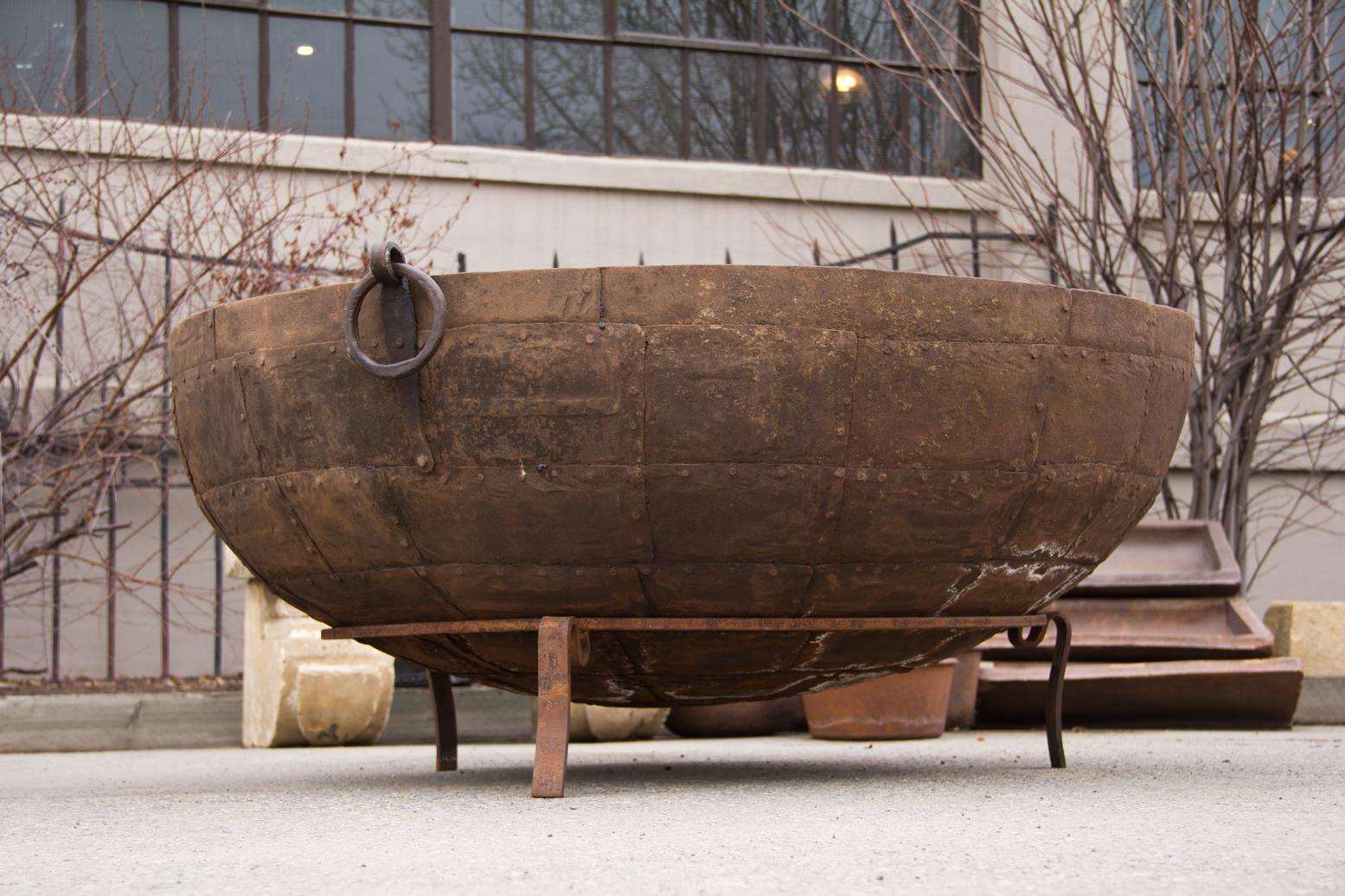 Antique Kadai Fire Bowl 1