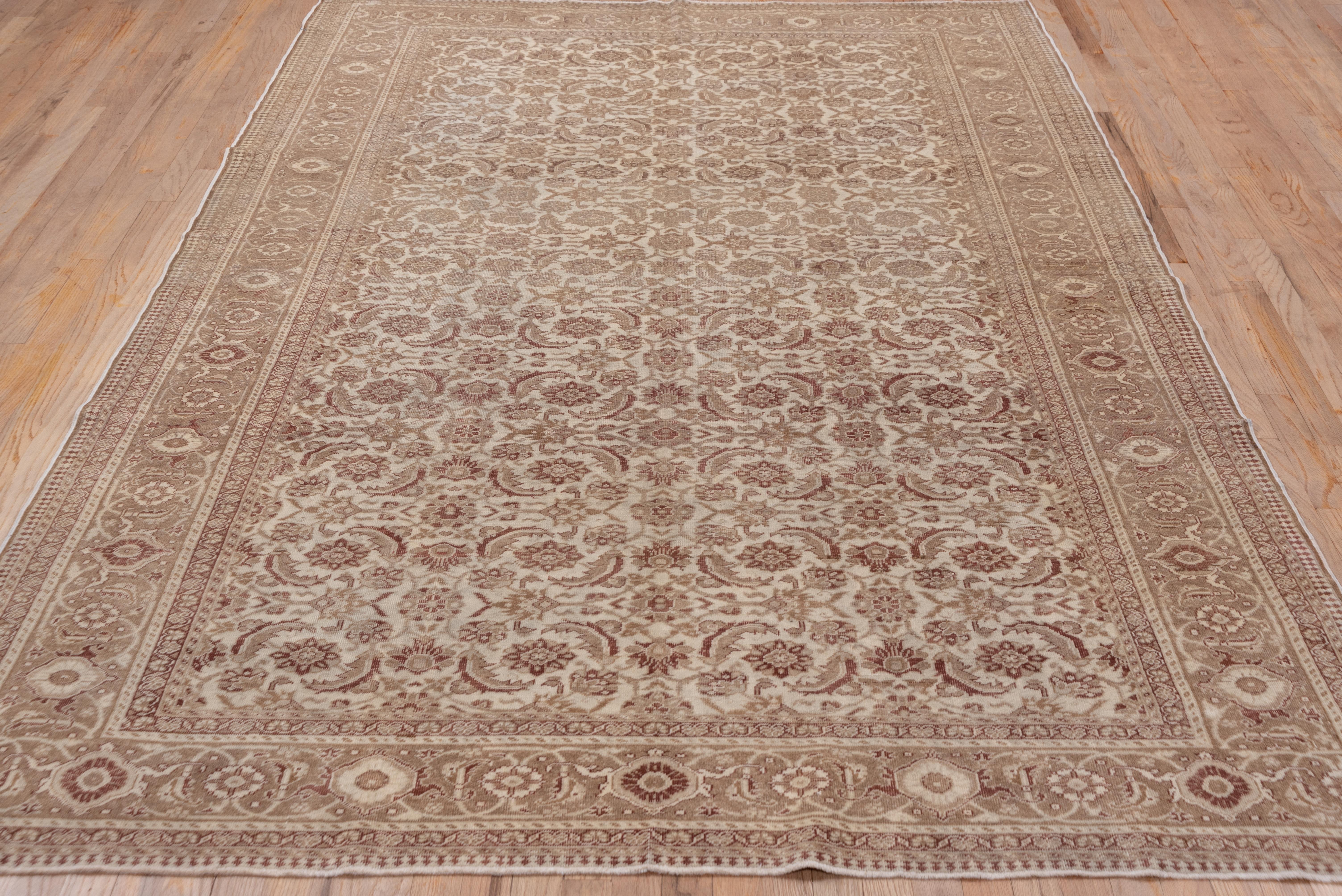 Tribal Antique Kaisary Carpet, Neutral Palette, circa 1920s