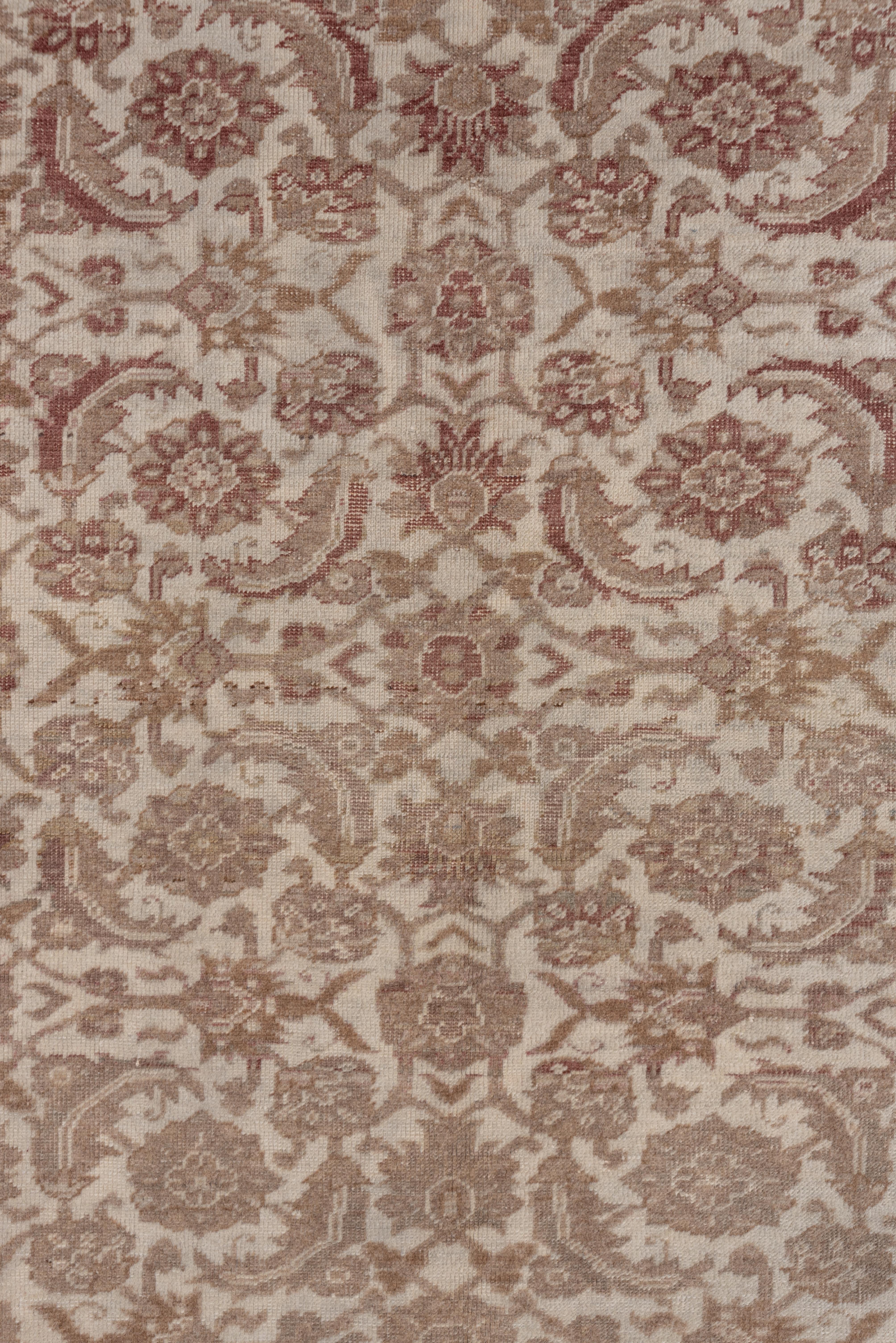 Turkish Antique Kaisary Carpet, Neutral Palette, circa 1920s
