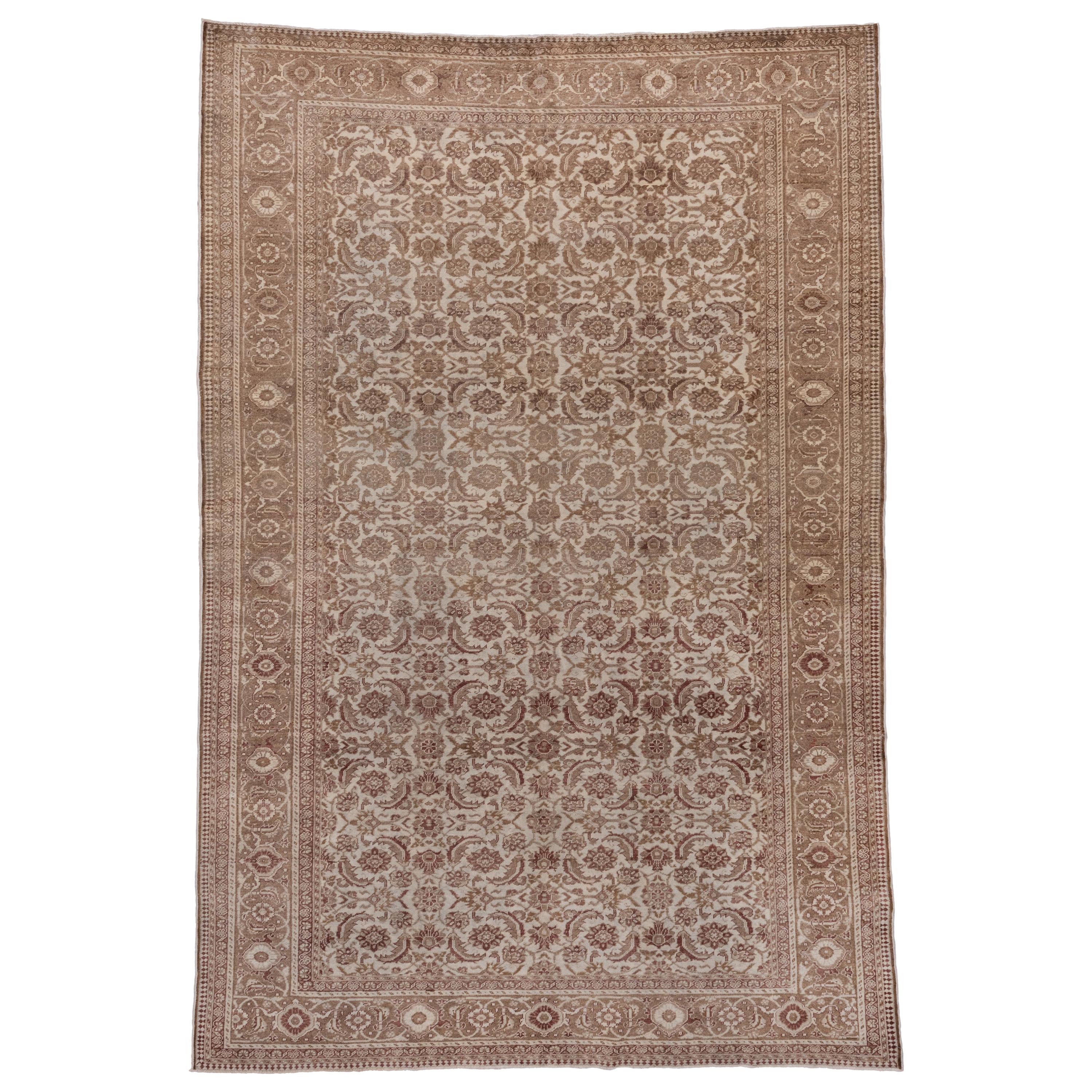 Antique Kaisary Carpet, Neutral Palette, circa 1920s