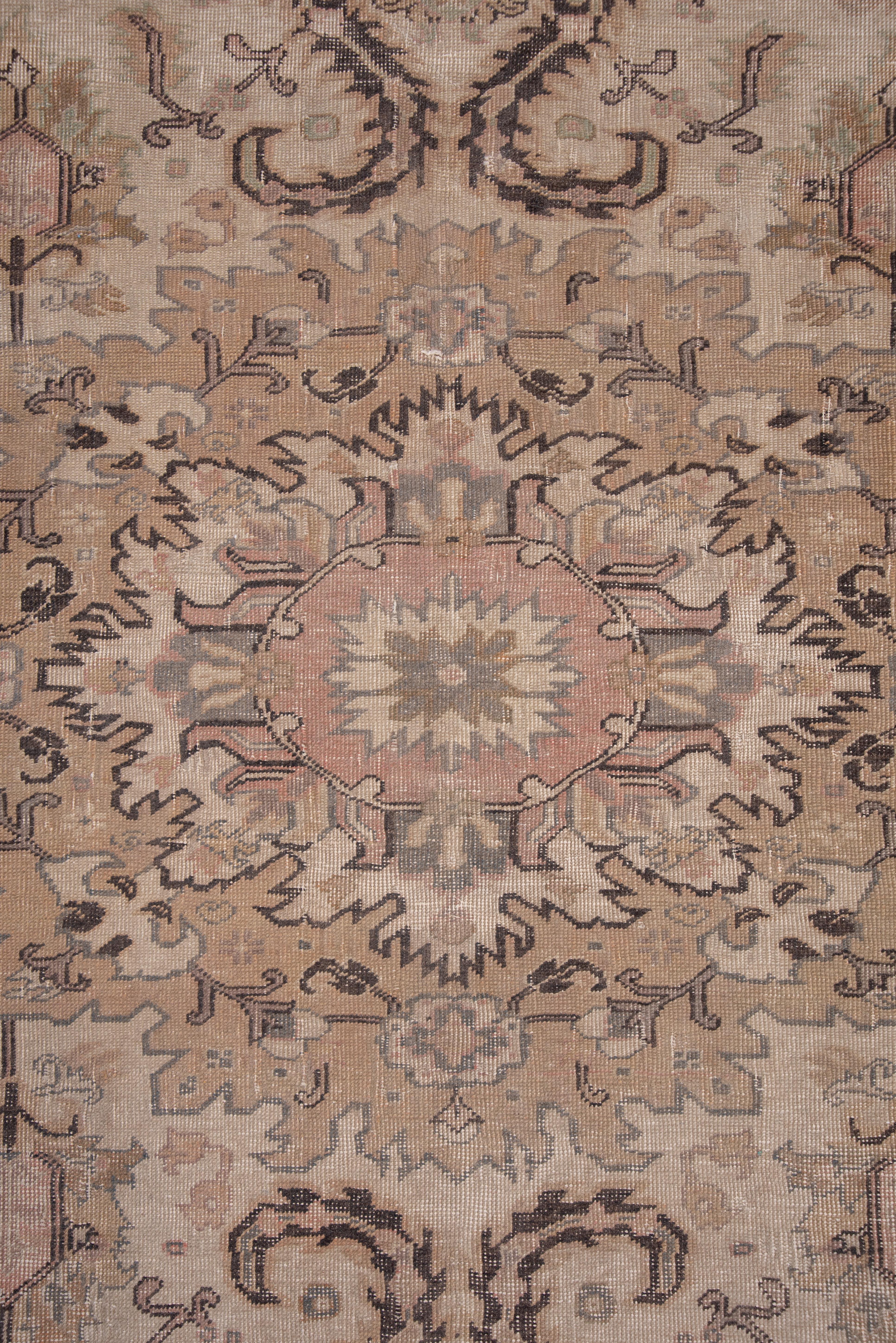 Hand-Knotted Antique Kaisary Carpet with Soft Tones