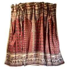 Antique Kalamkari Block Printed Tent Panel