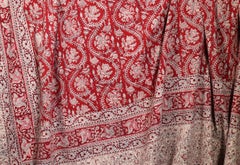 Antique Kalamkari Block Printed Textile