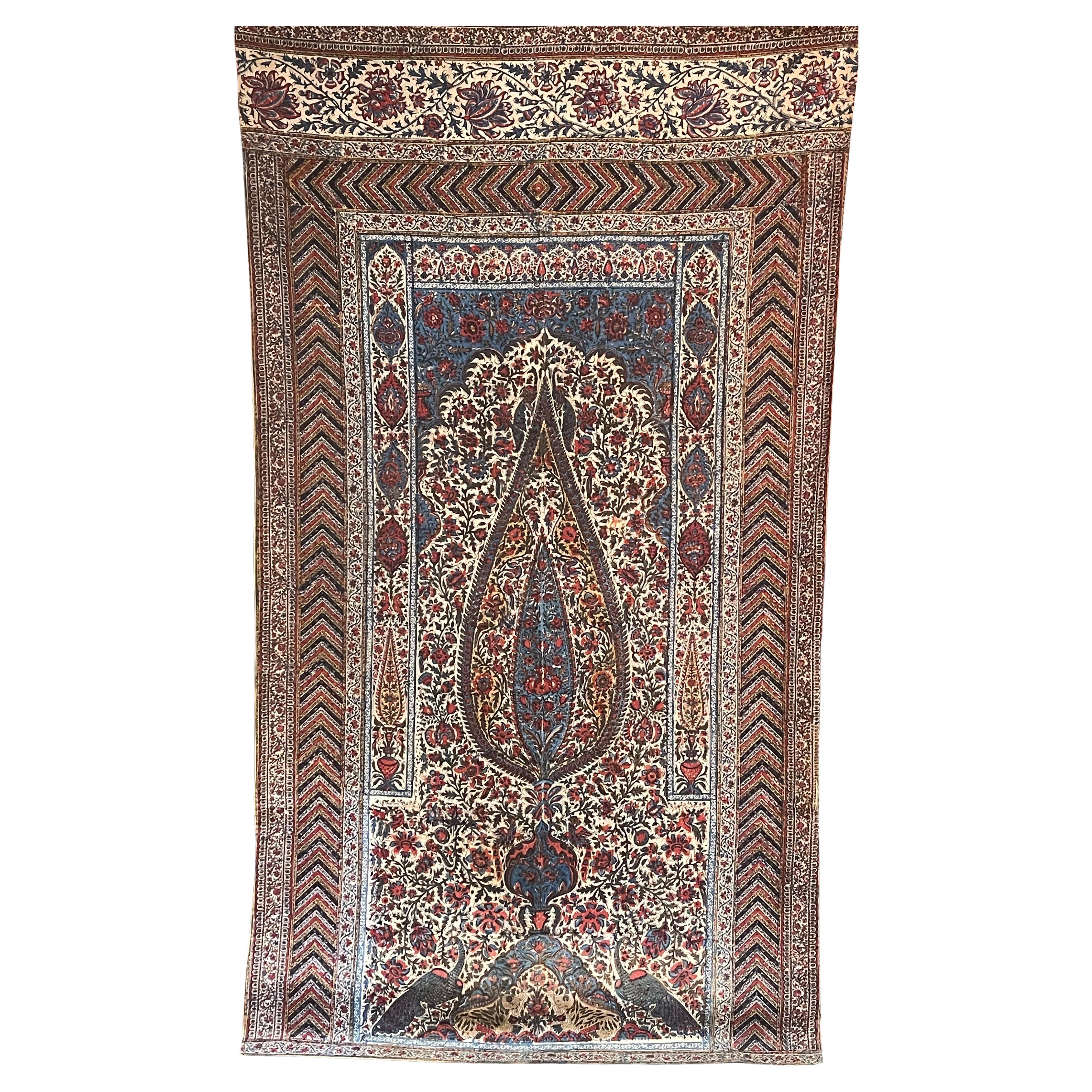Antique Kalamkarii Block Printed Tree of Life