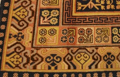 Antique Kalleh Khotan Wool Carpet East Turkistan, ca. 1920
