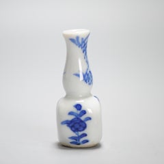 Antique Kangxi Chinese Porcelain Dollhouse Vase Miniature Perfect Condition