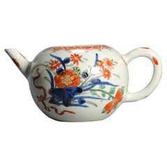Antique Kangxi Period Ca 1700 Chinese Porcelain Tea pot Imari China Flower