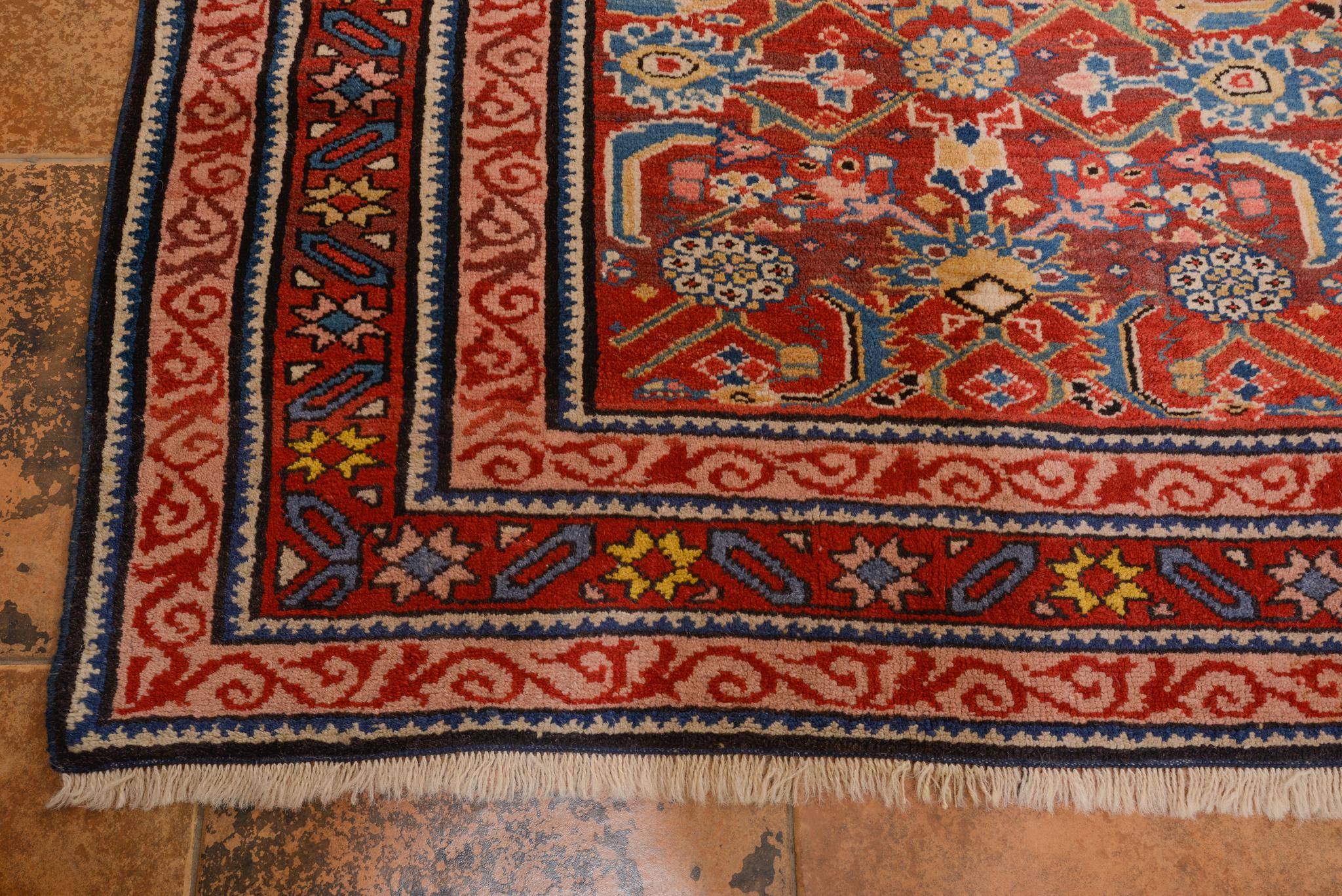 Wool Antique KARABAGH Carpet For Sale