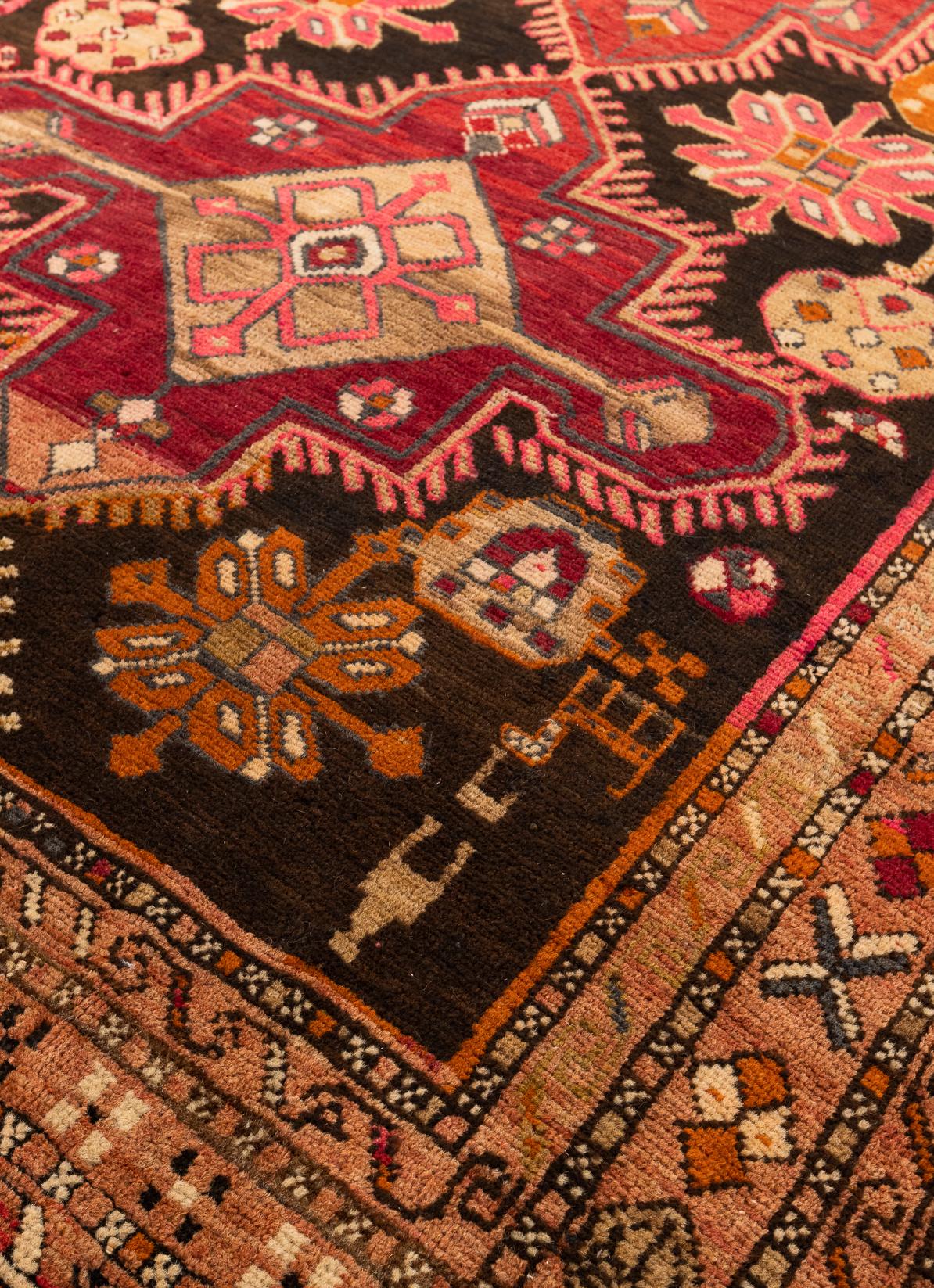Caucasian Antique Karabagh Carpet For Sale