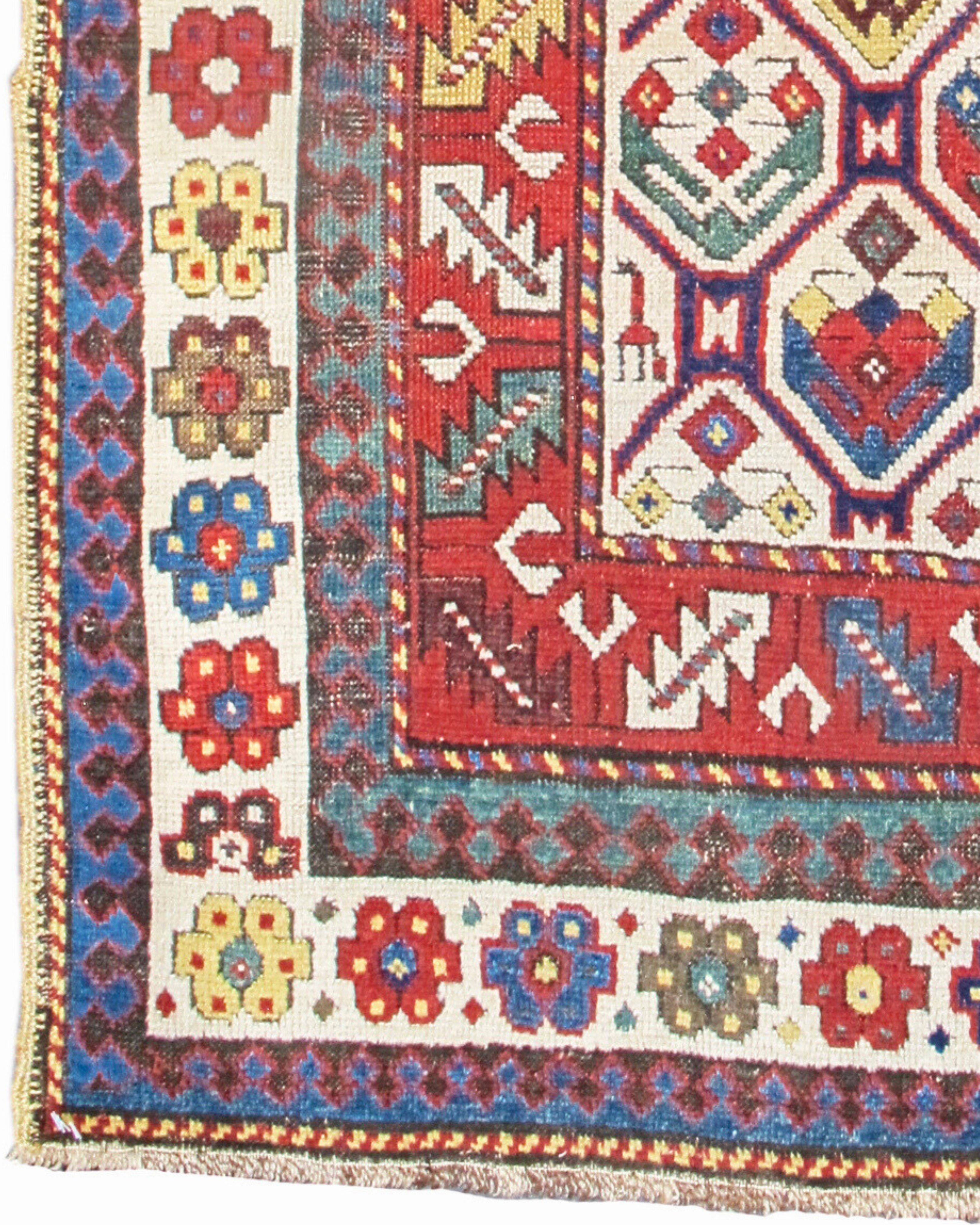 Antique Karabagh Caucasian Rug, Late 19th Century In Good Condition For Sale In San Francisco, CA