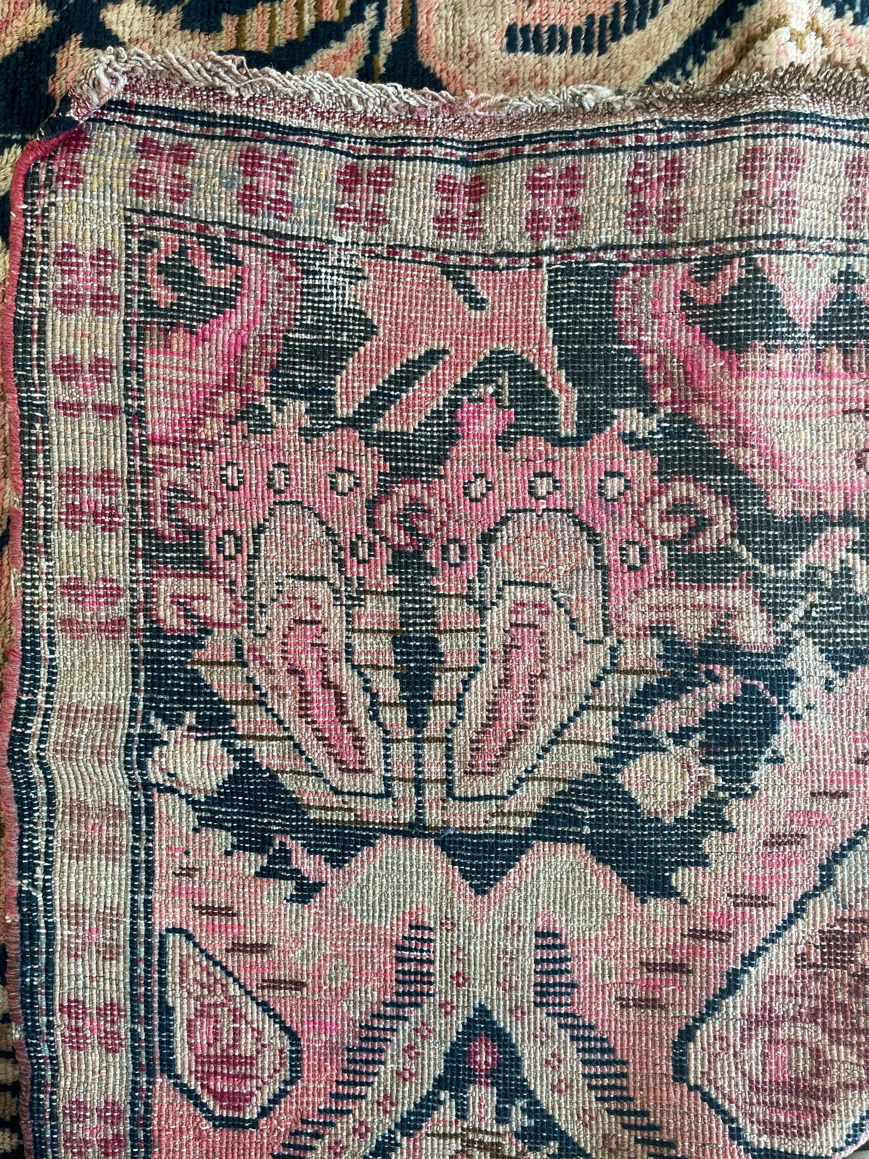 Wool Antique Karabagh Dragon Runner circa 1920 For Sale