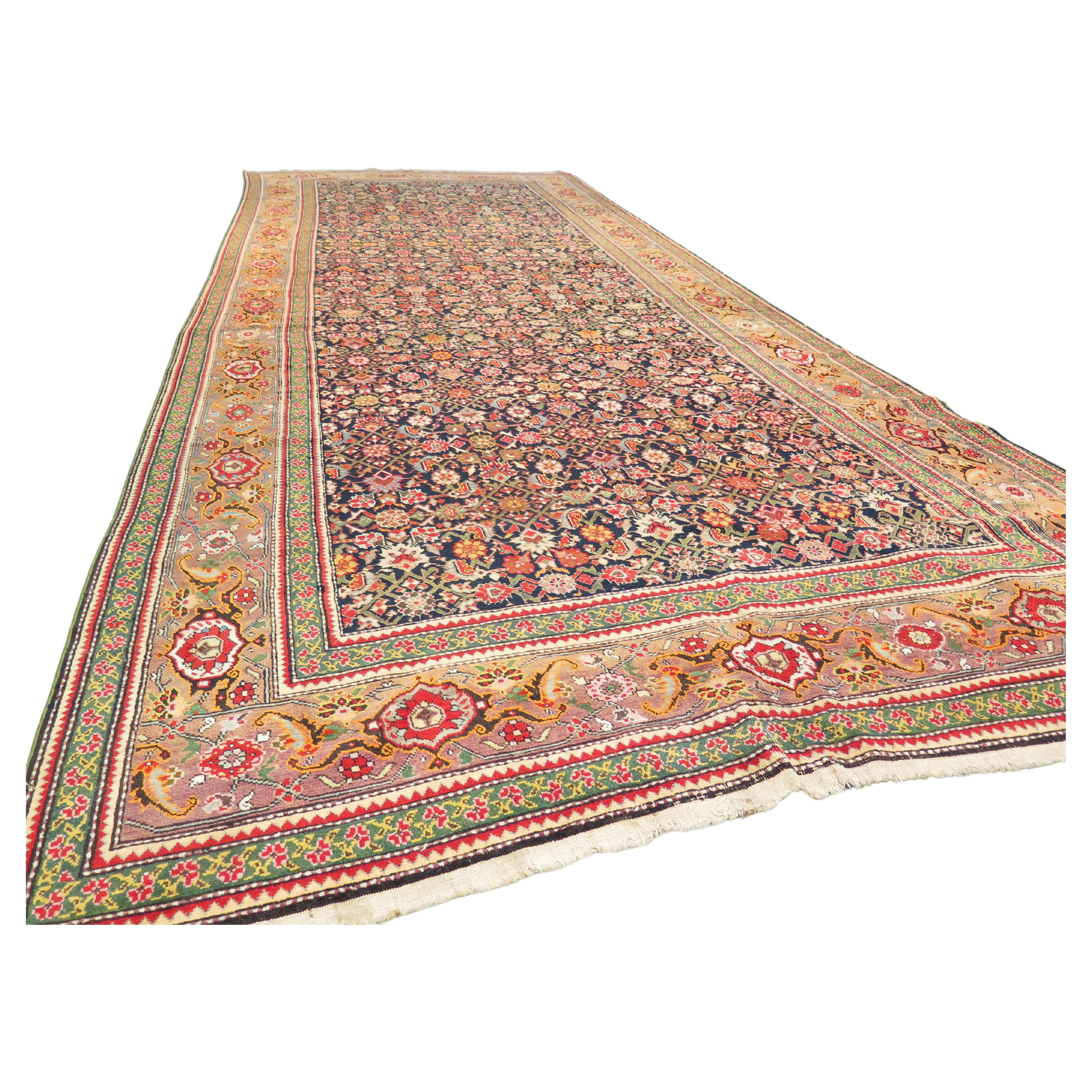 Antique Karabagh Gallery Carpet, c. 1900 For Sale