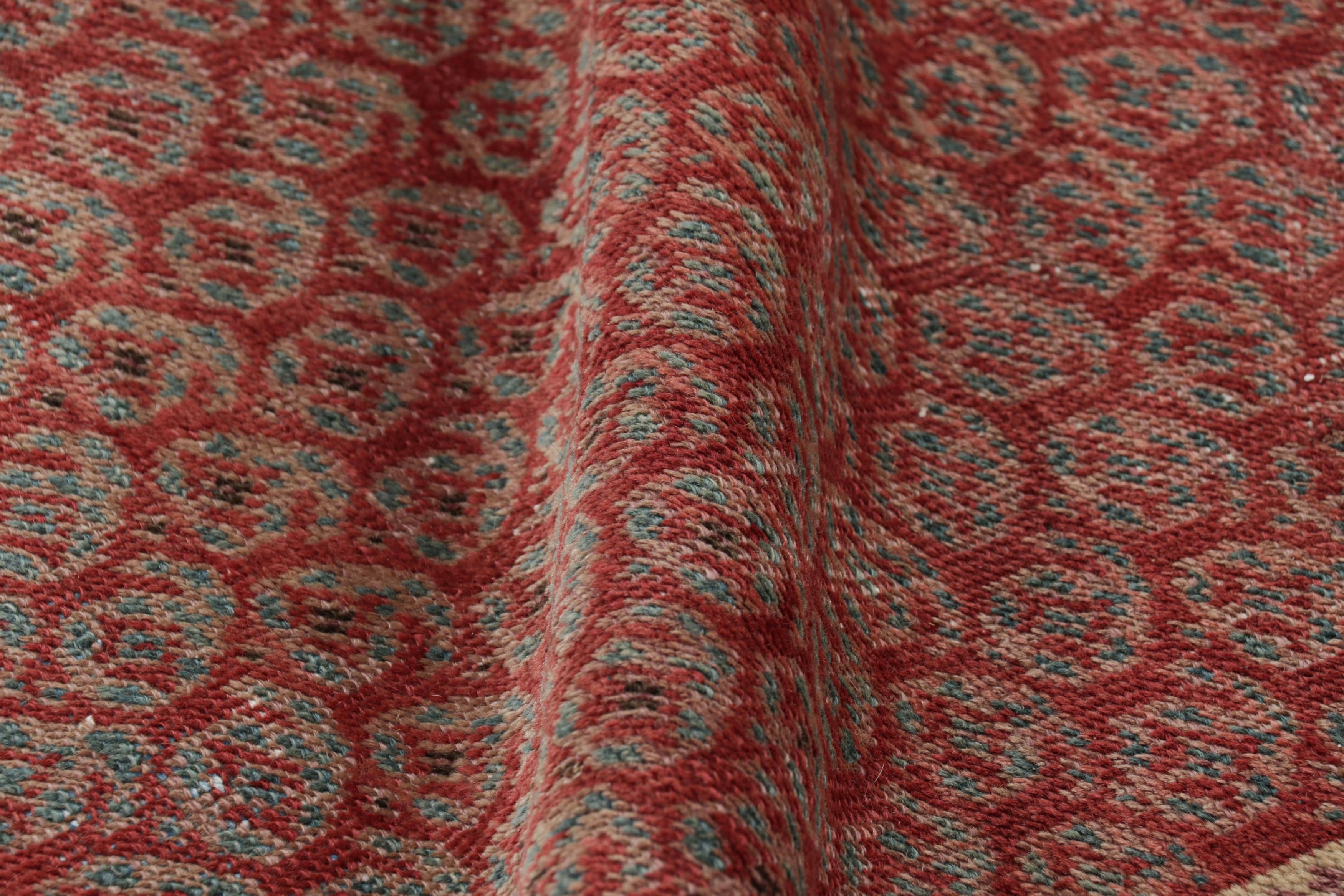 Antiker Karabagh Gallery Läufer, Perserteppich in Rot mit Paisleys - Rug & Kilim (Wolle) im Angebot