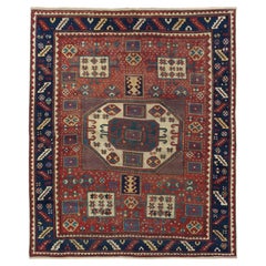 Antiker Kazak-Teppich aus Karabagh 5'7'' x 6'8''