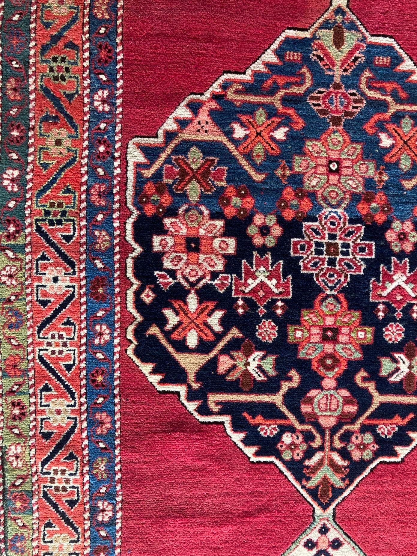 Antique Karabagh Long Rug 2.97m x 1.17m For Sale 7
