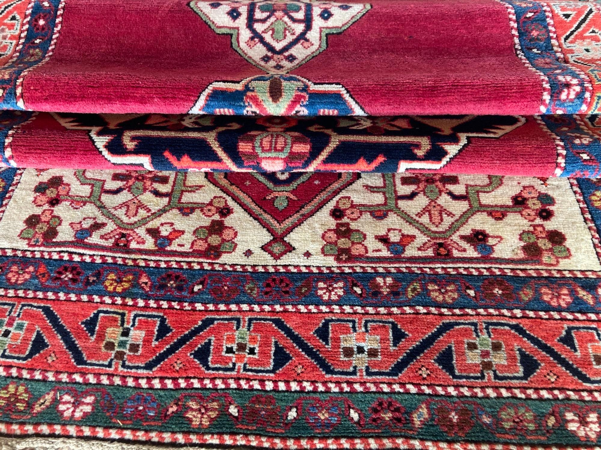 Antique Karabagh Long Rug 2.97m x 1.17m For Sale 12
