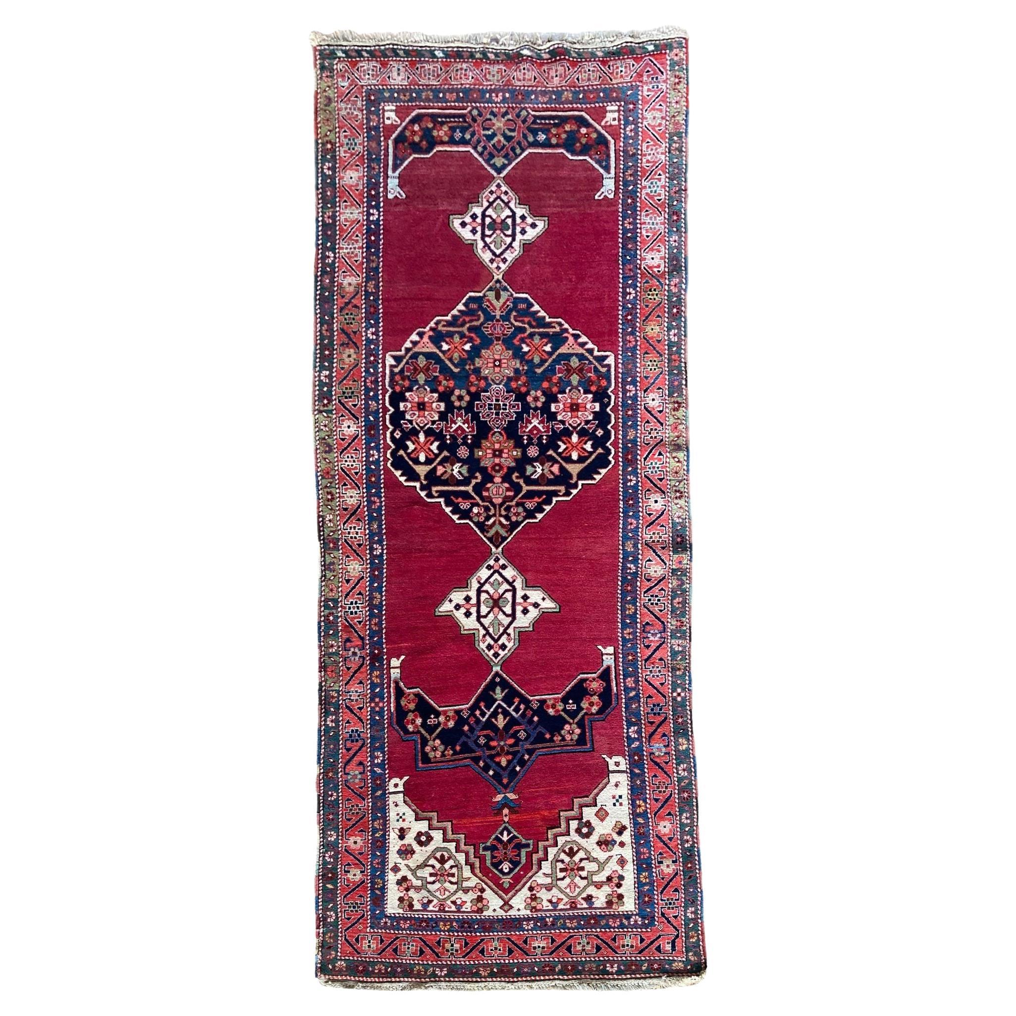 Antique Karabagh Long Rug 2.97m x 1.17m For Sale