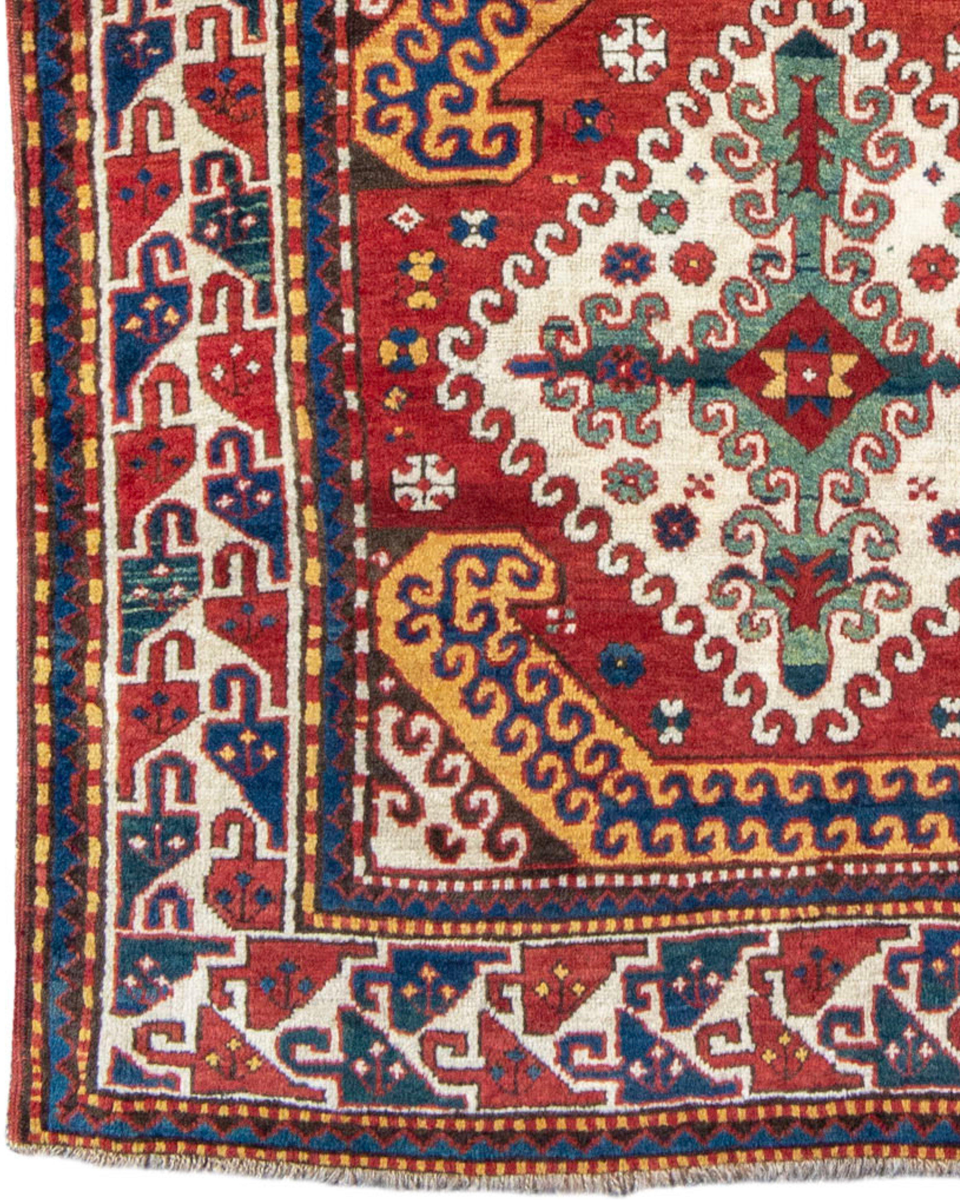 Antique Karabagh Rug, 19th Century In Excellent Condition For Sale In San Francisco, CA