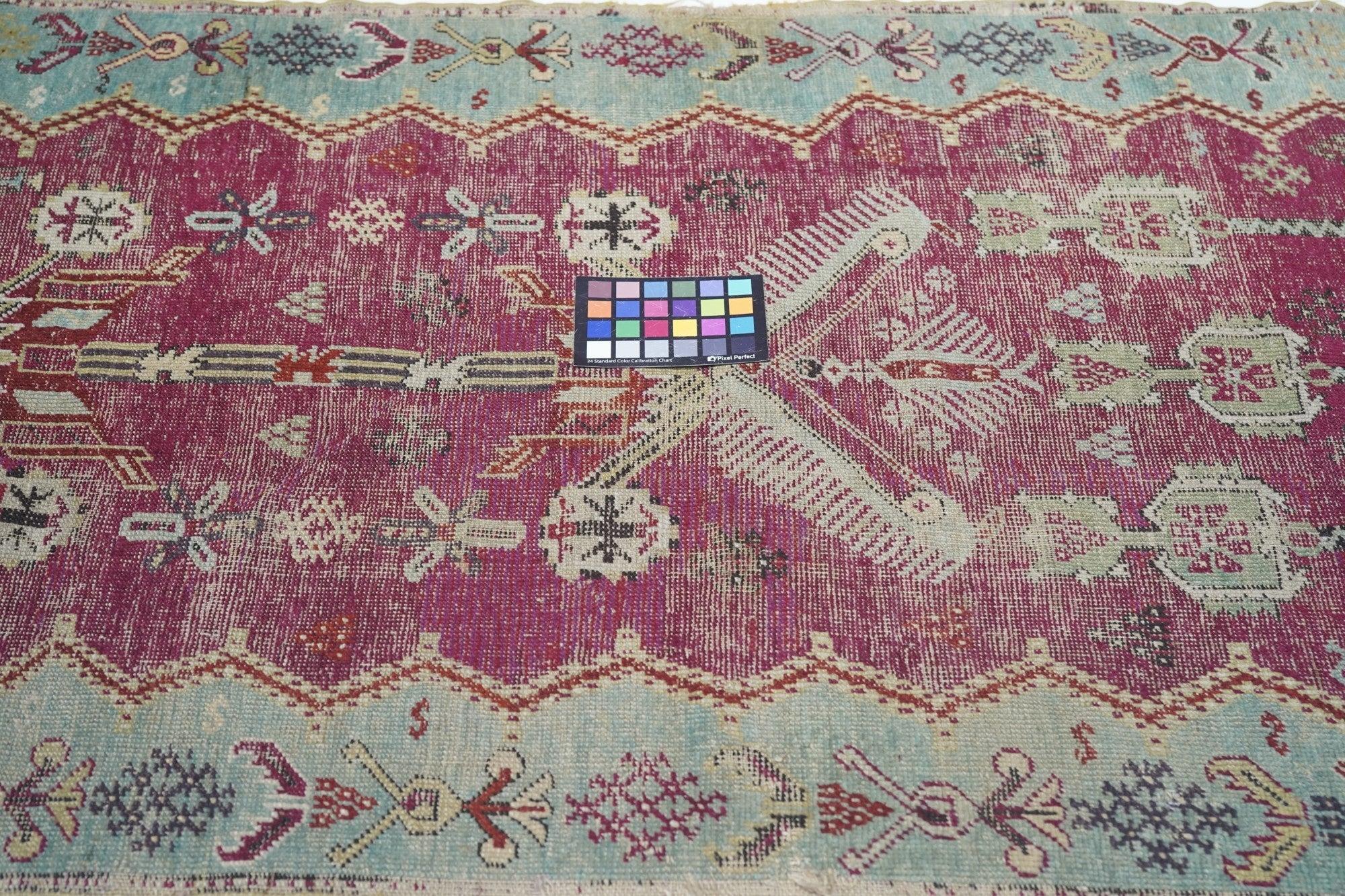 19th Century Antique Karabagh Rug 3'1'' x 5'8'' For Sale