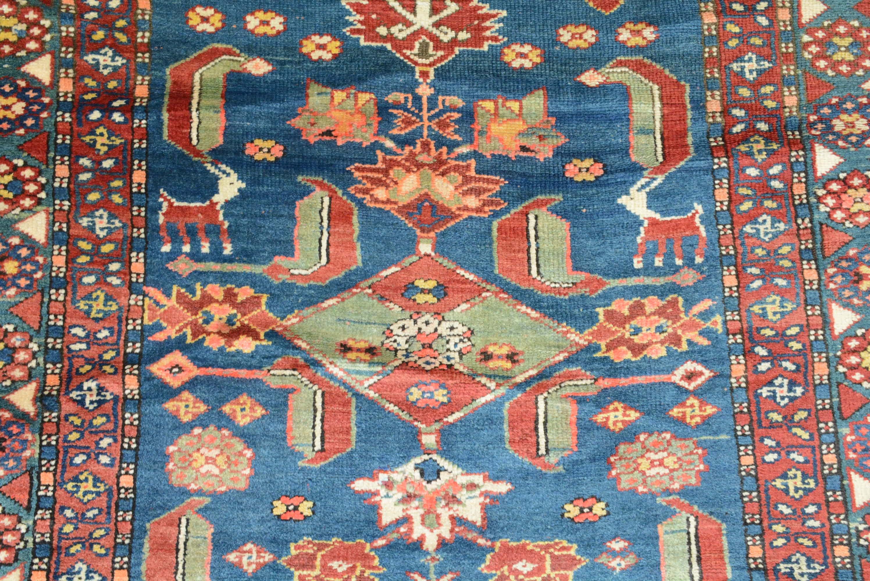 Kazak Antique Karabagh Rug For Sale