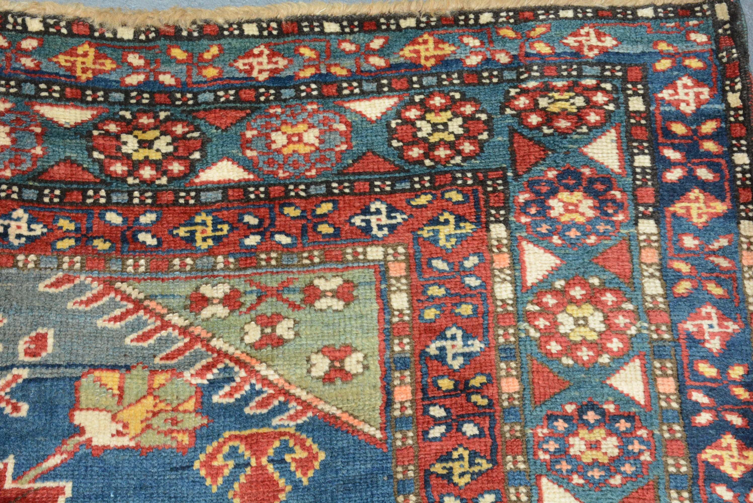 Caucasian Antique Karabagh Rug For Sale