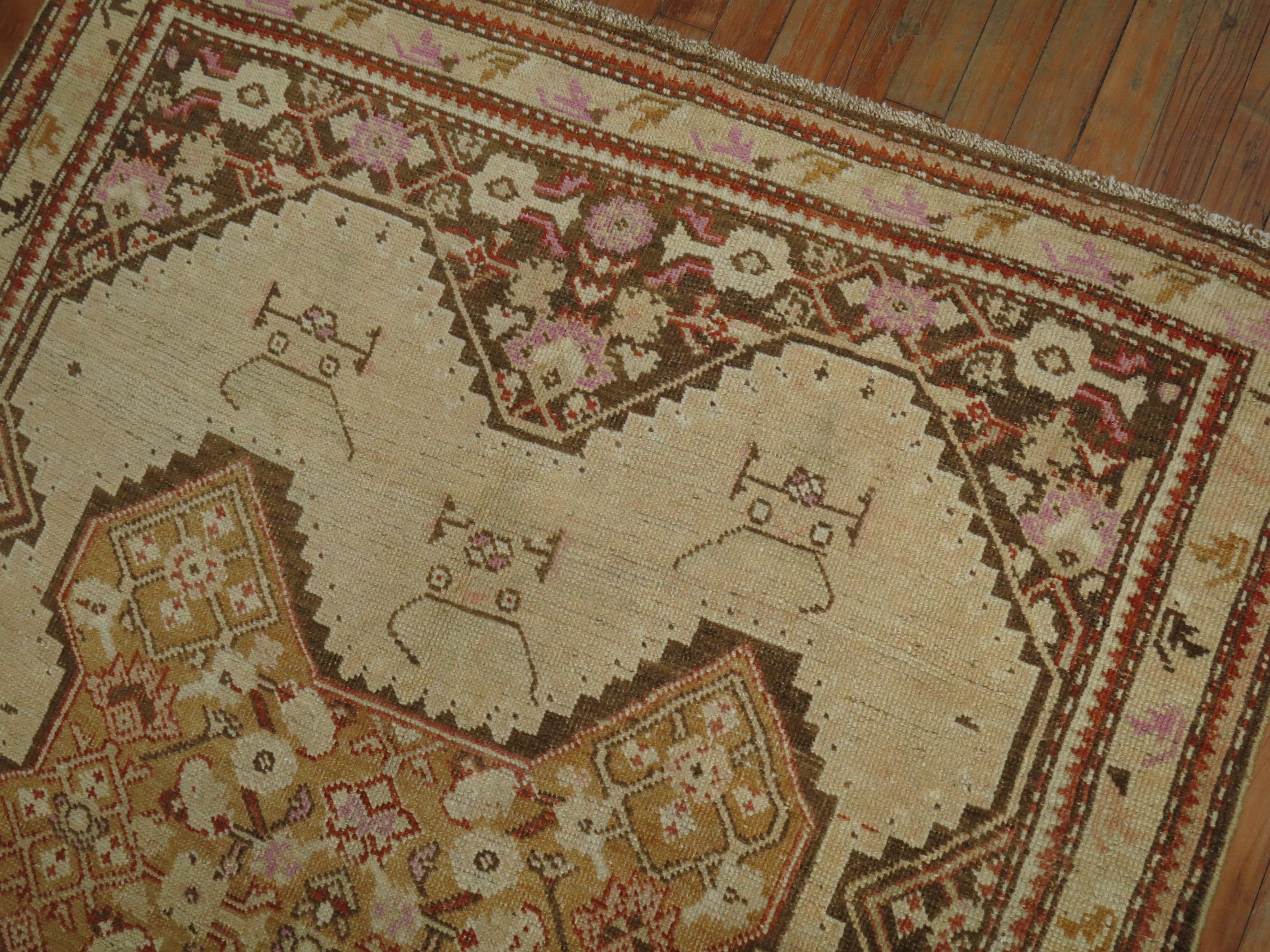 20th Century Antique Karabagh Rug For Sale