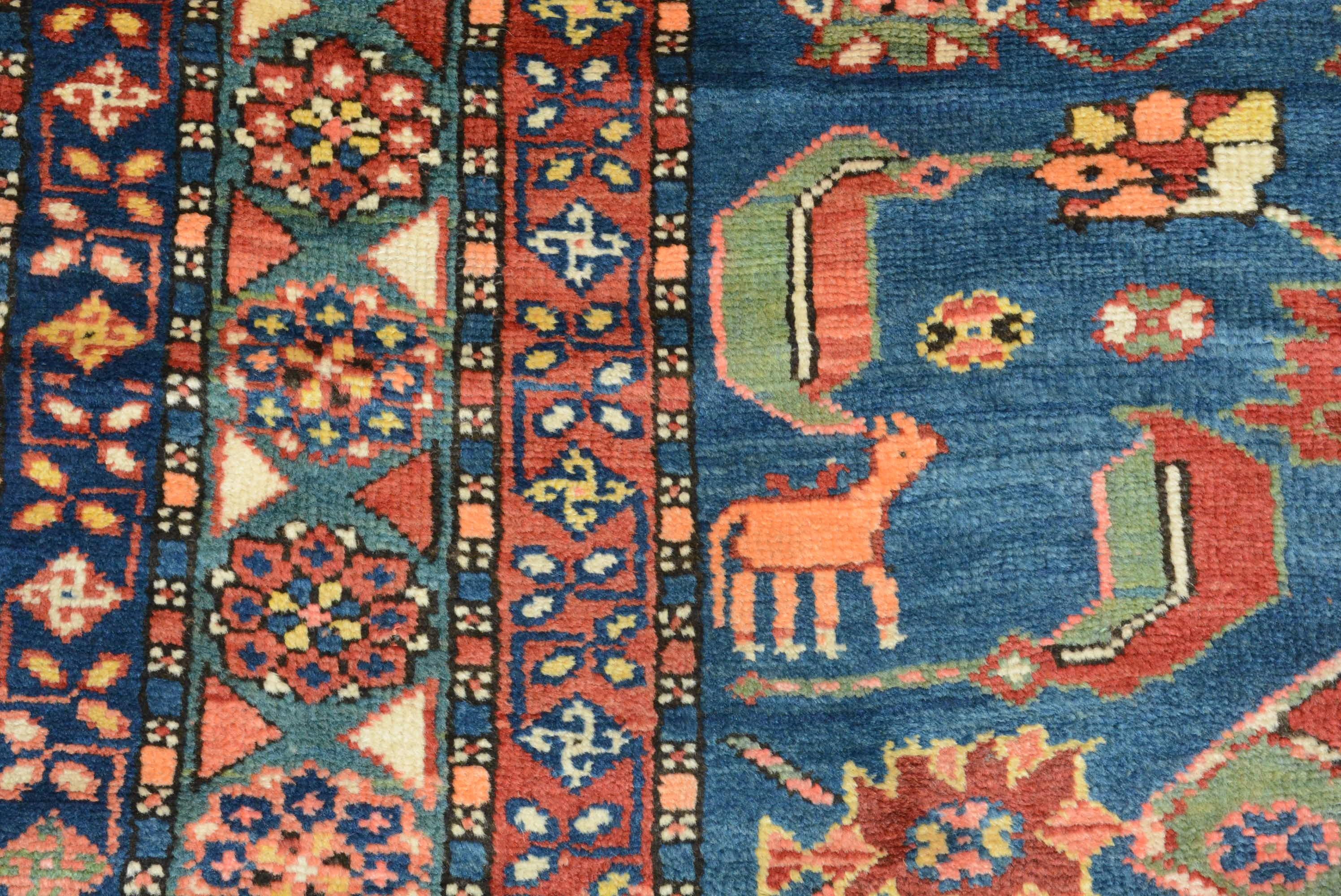 Wool Antique Karabagh Rug For Sale