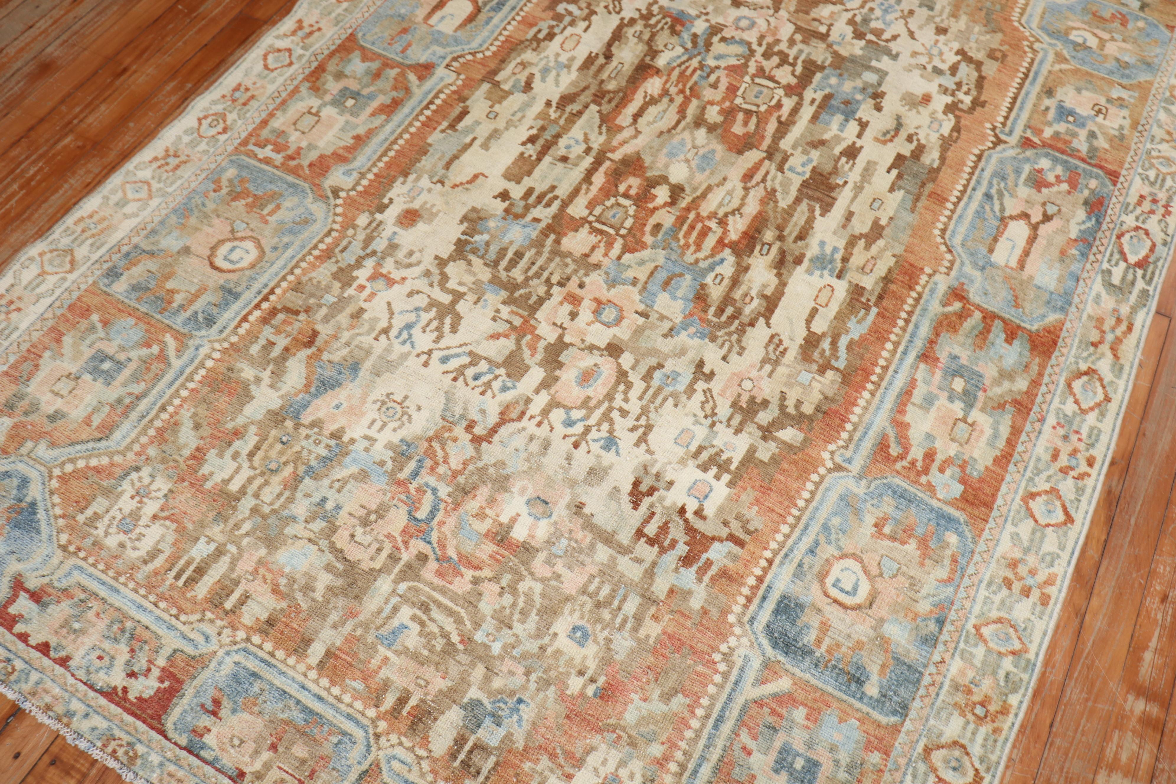 Wool Antique Karabagh Rug For Sale