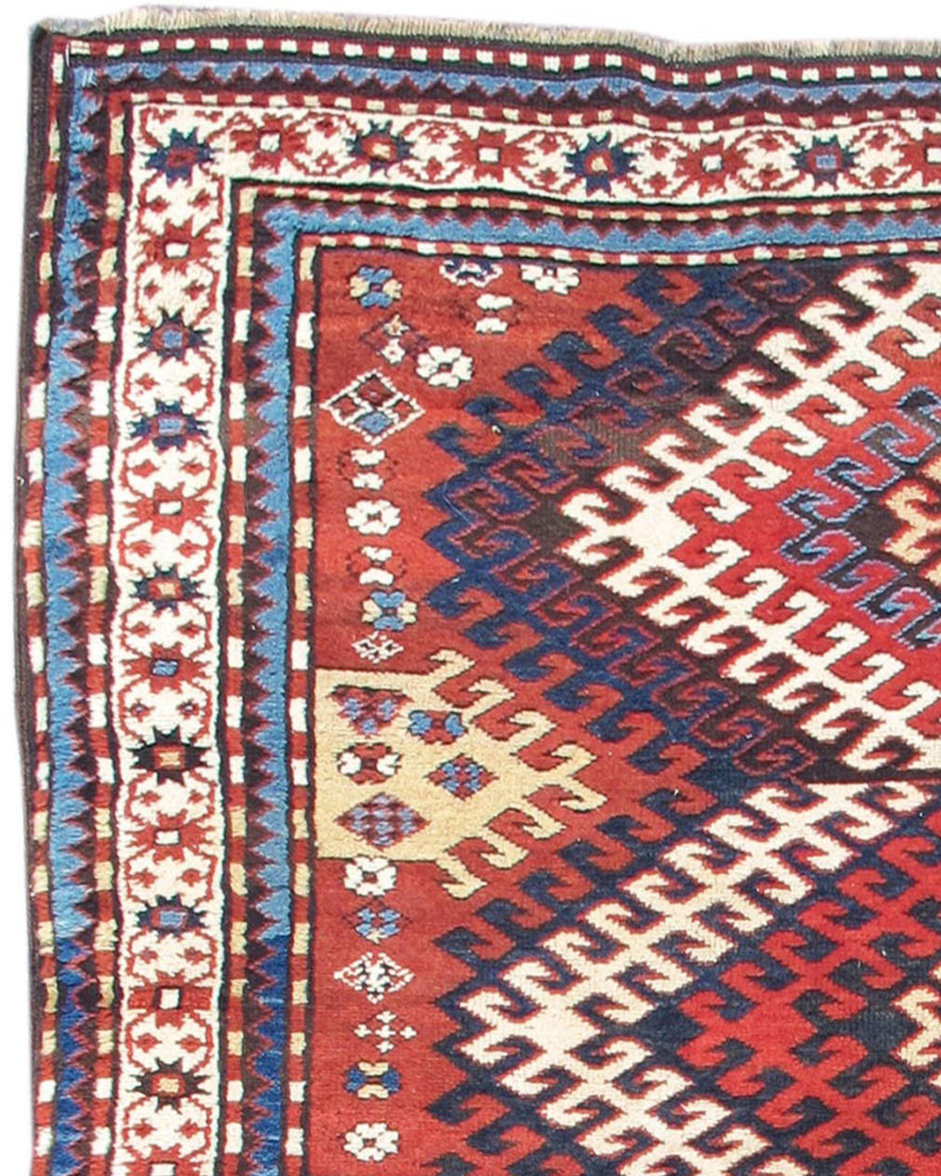 Caucasian Antique Karabagh Rug, Late 19th Century For Sale