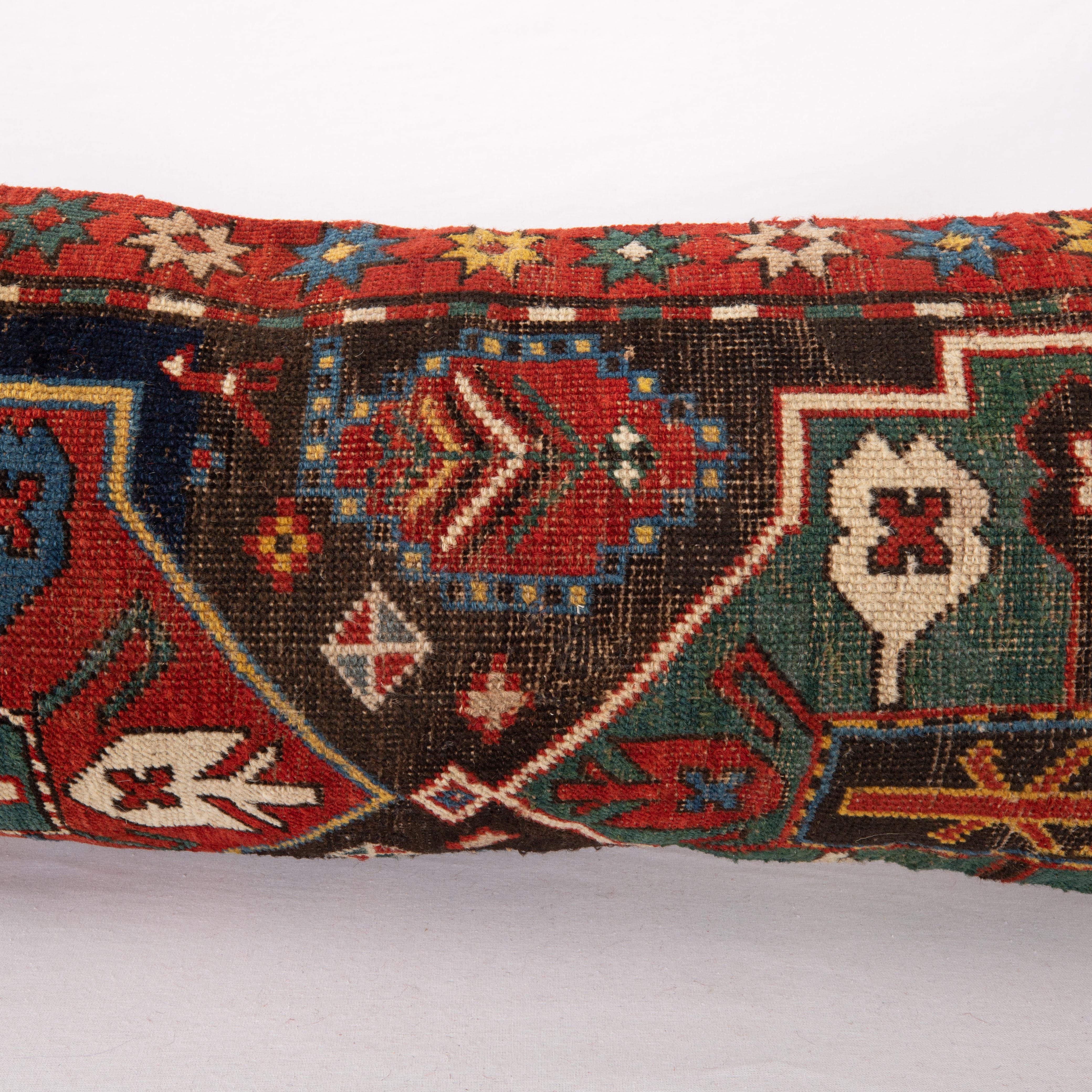 Antiker Karabagh-Teppich-Kissenbezug, frühes 20. Jahrhundert. (Handgewebt) im Angebot