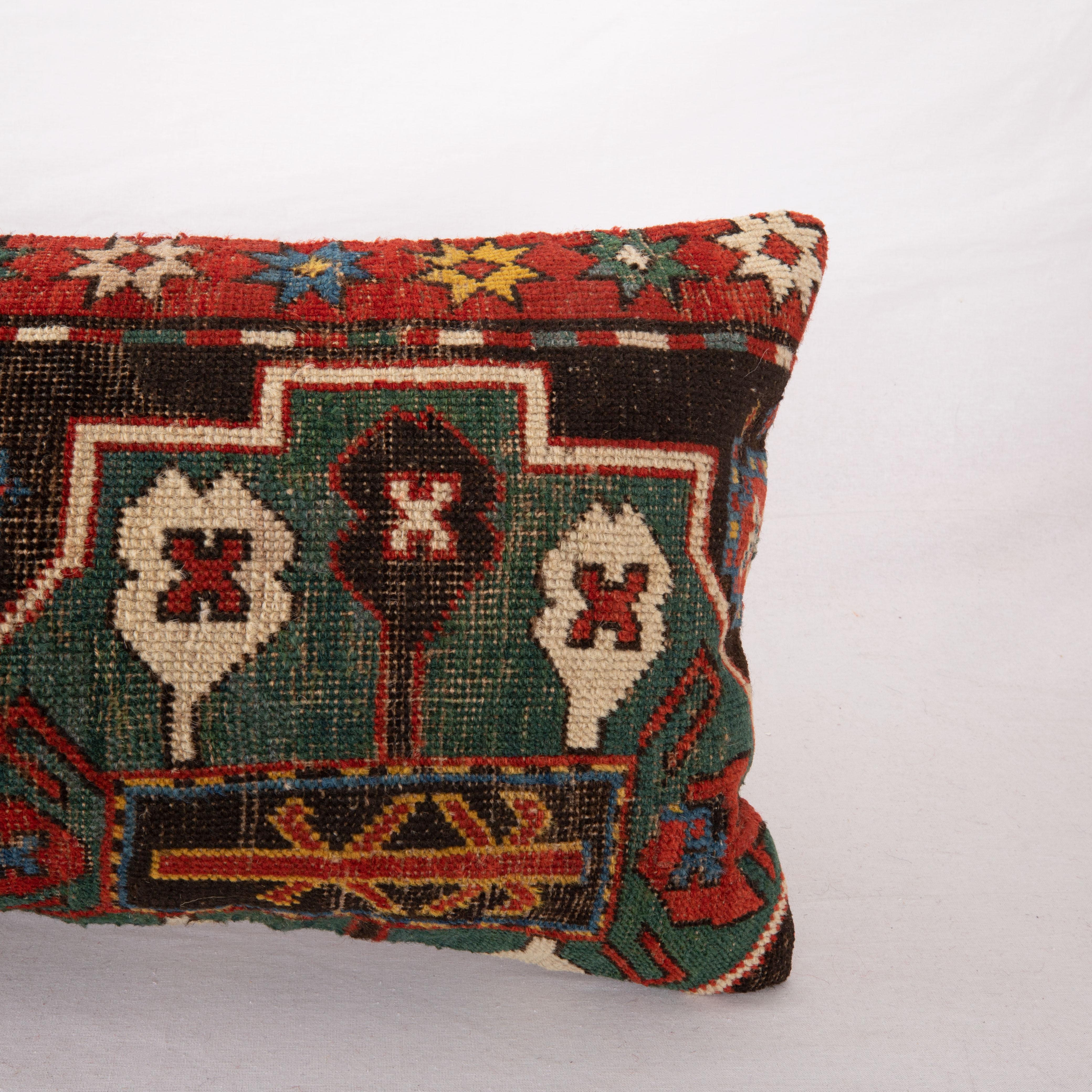 Antiker Karabagh-Teppich-Kissenbezug, frühes 20. Jahrhundert. im Zustand „Gut“ im Angebot in Istanbul, TR